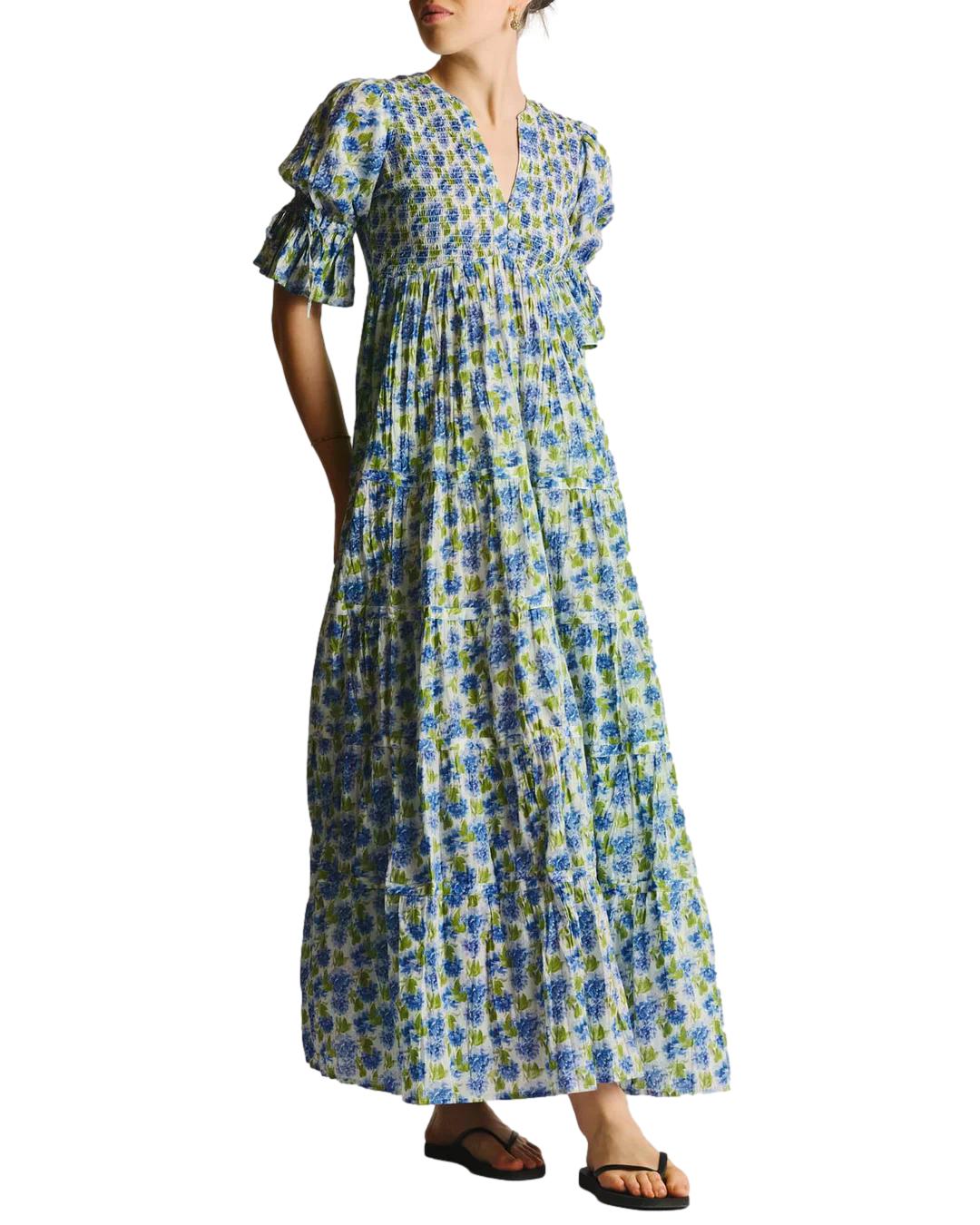 By TiMo Twisted Maxi Dress Kjole Blå