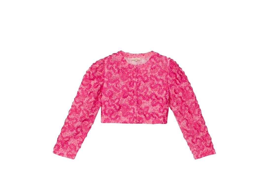 By TiMo Embroidered Jacket Jakke Rosa - chrismoa.no
