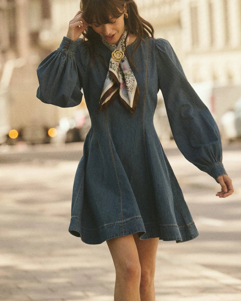 By TiMo Denim Fitted Dress Kjole Denim