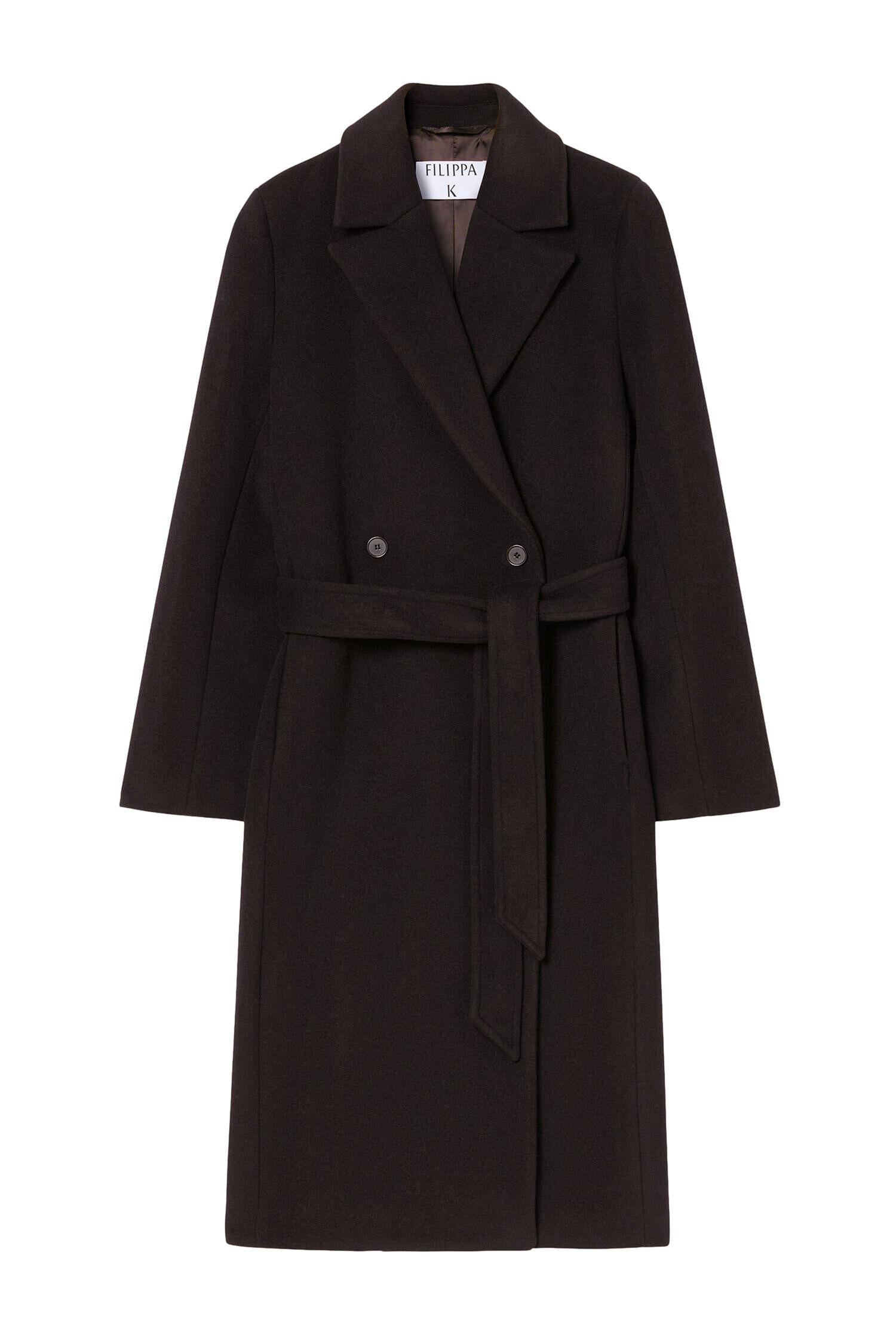 Filippa K Charlotte Wool Belted Coat Jakke Brun
