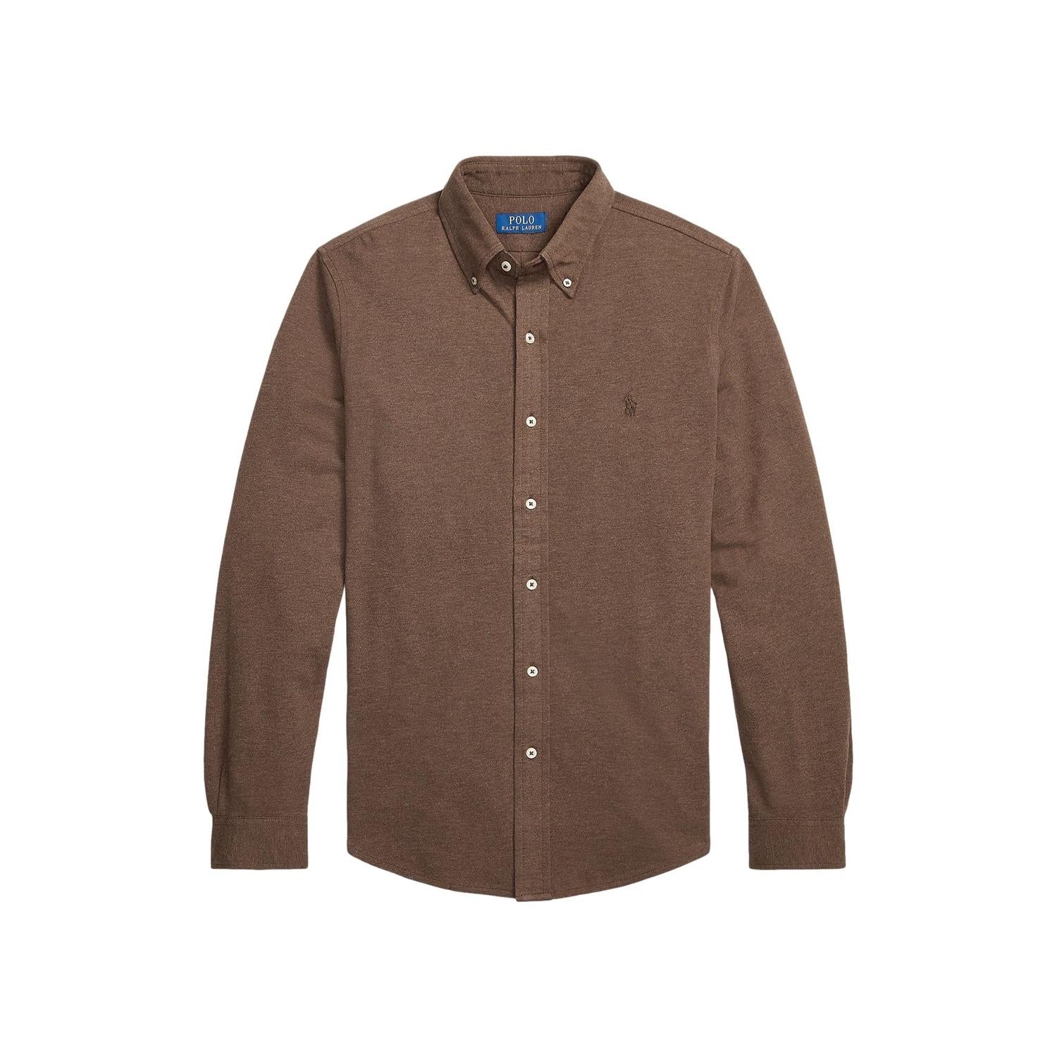 Polo Ralph Lauren Long Sleeve-Knit Skjorte Brun