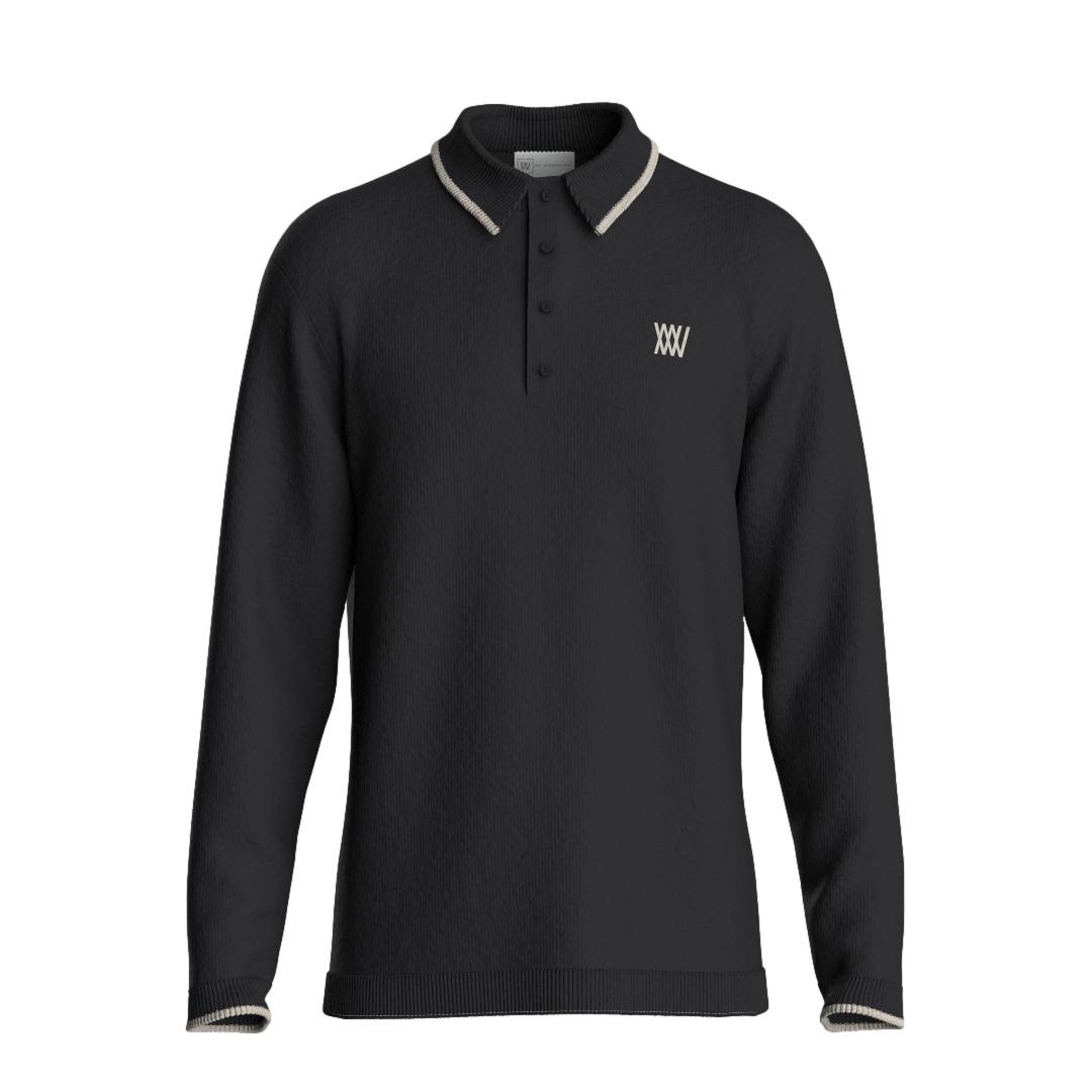 We Norwegians Putting Polo Long Sleeve T-Shirt Marine - chrismoa.no