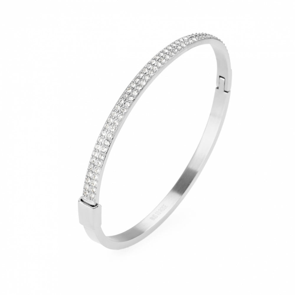 Bud to Rose Studio Bracelet Clear/Silver Armbånd Sølv