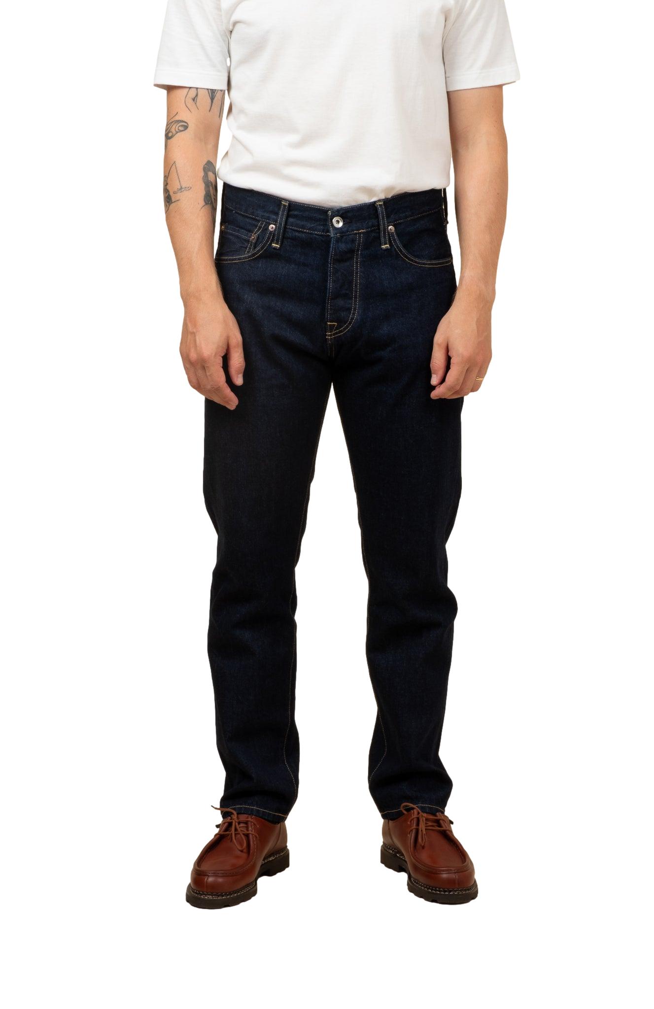 COF Studio M8 Straight Fit Comfort Organic Indigo Rinsed Jeans Indigo - chrismoa.no