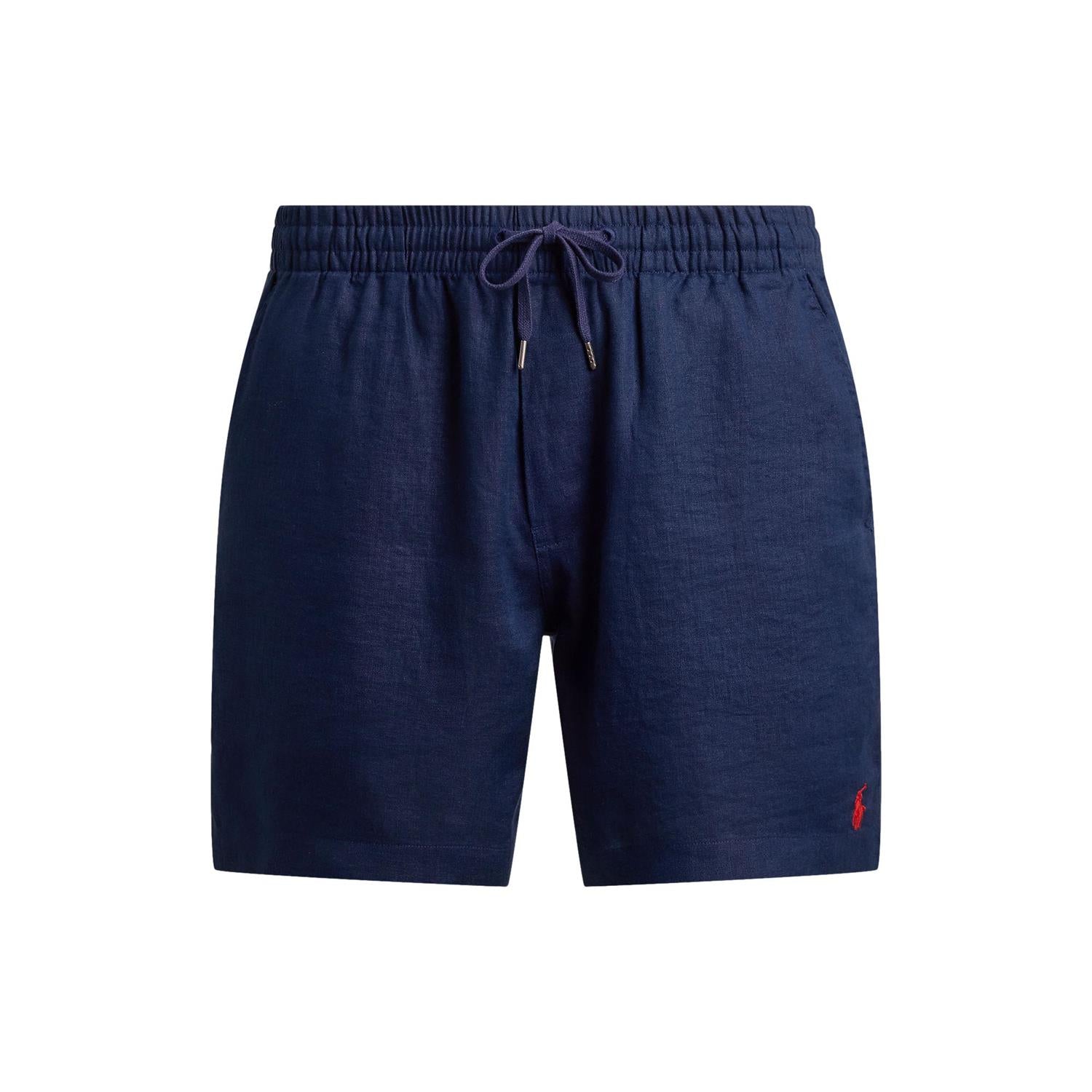 Polo Ralph Lauren 6-Inch Polo Prepster Linen Short Shorts Marine - chrismoa.no