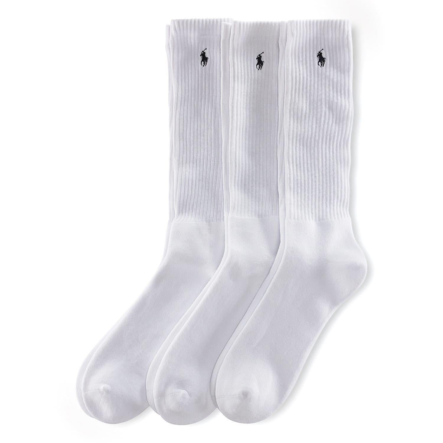 Polo Ralph Lauren Crew Sock 3-Pack Strømper Hvit