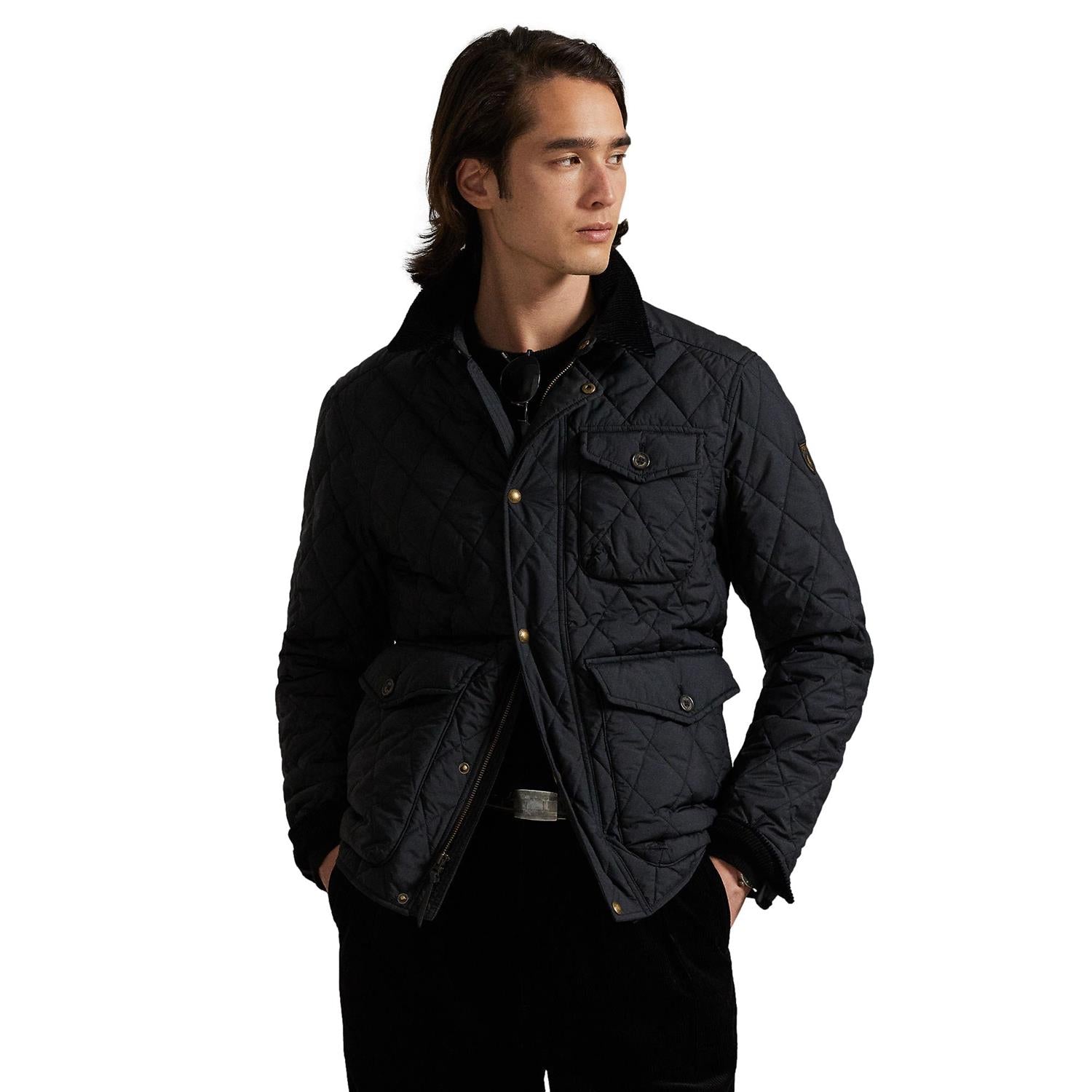 Polo Ralph Lauren The Beaton Quilted Jacket Jakke Sort - chrismoa.no