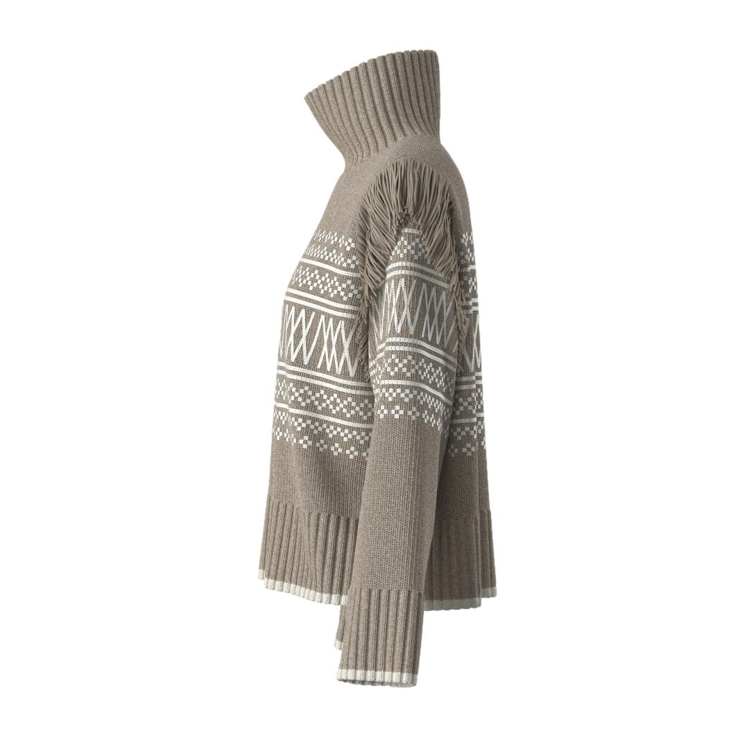 We Norwegians Setesdal Sweater Genser Beige