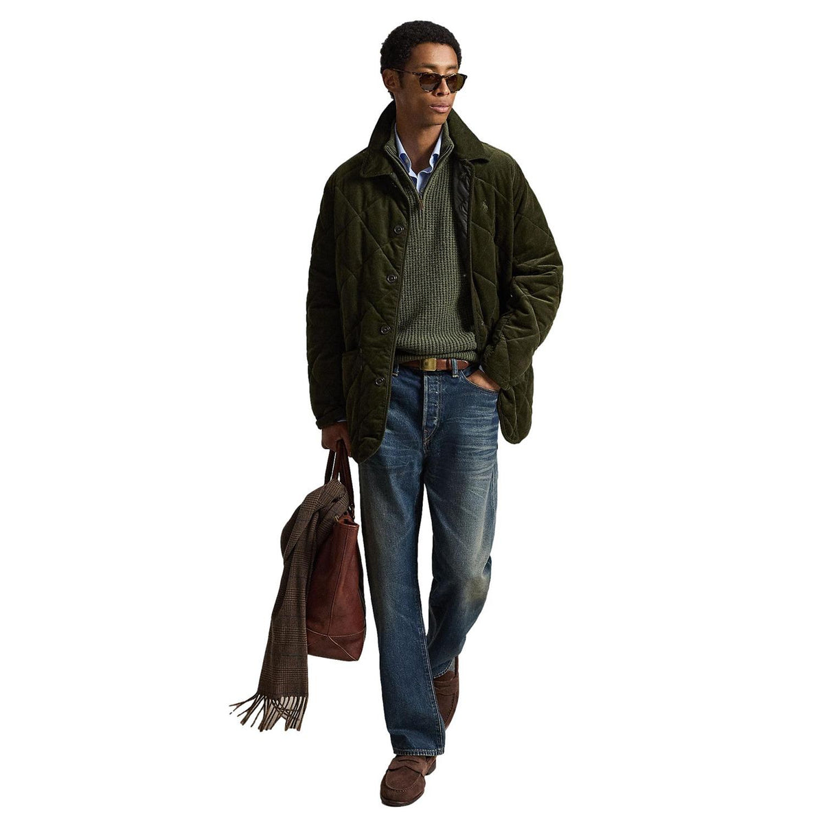 Polo Ralph Lauren Woven car coat Jakke Brun