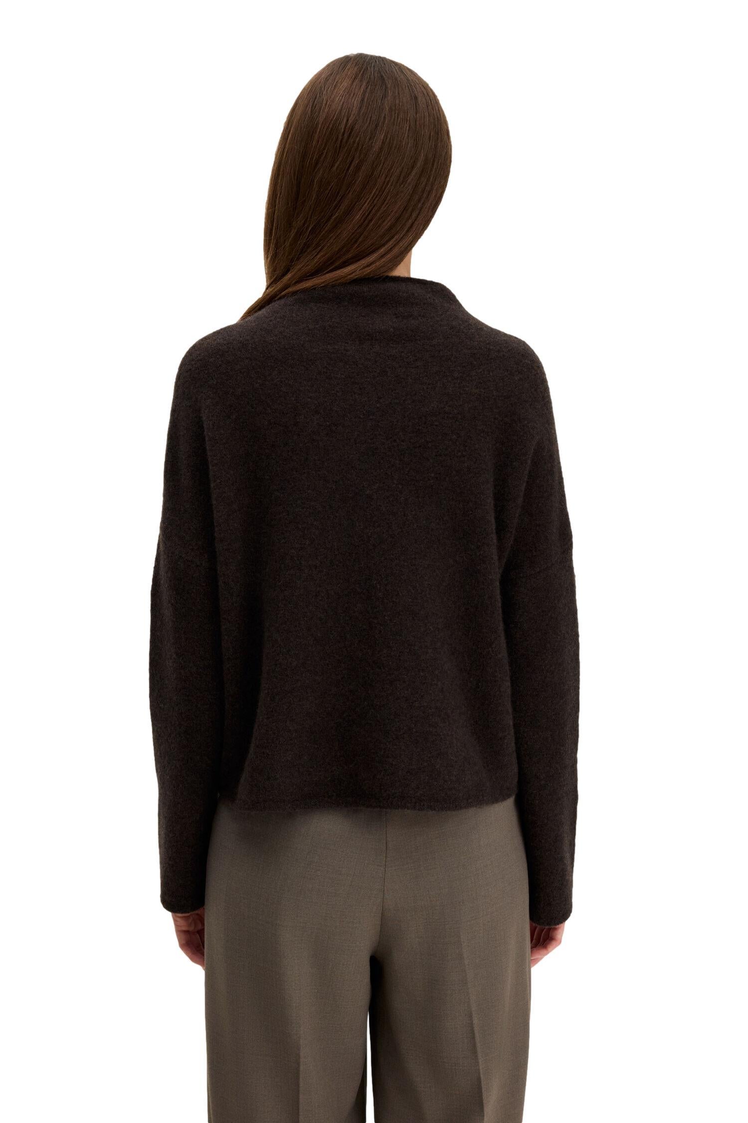 Filippa K Mika Yak Funnelneck Sweater Genser Brun