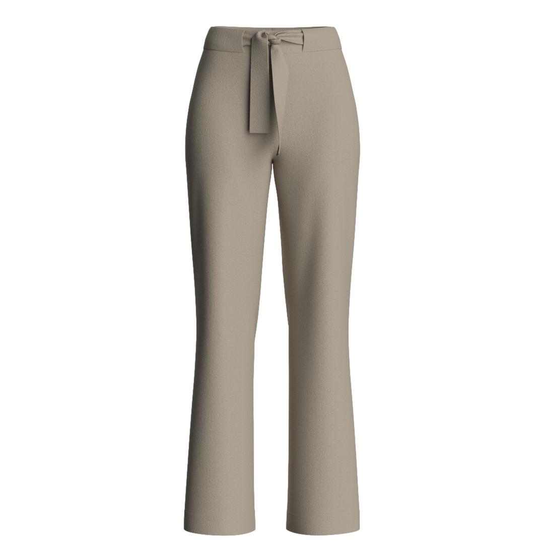 We Norwegians Geilo Belted Pant Women Bukse Beige - chrismoa.no
