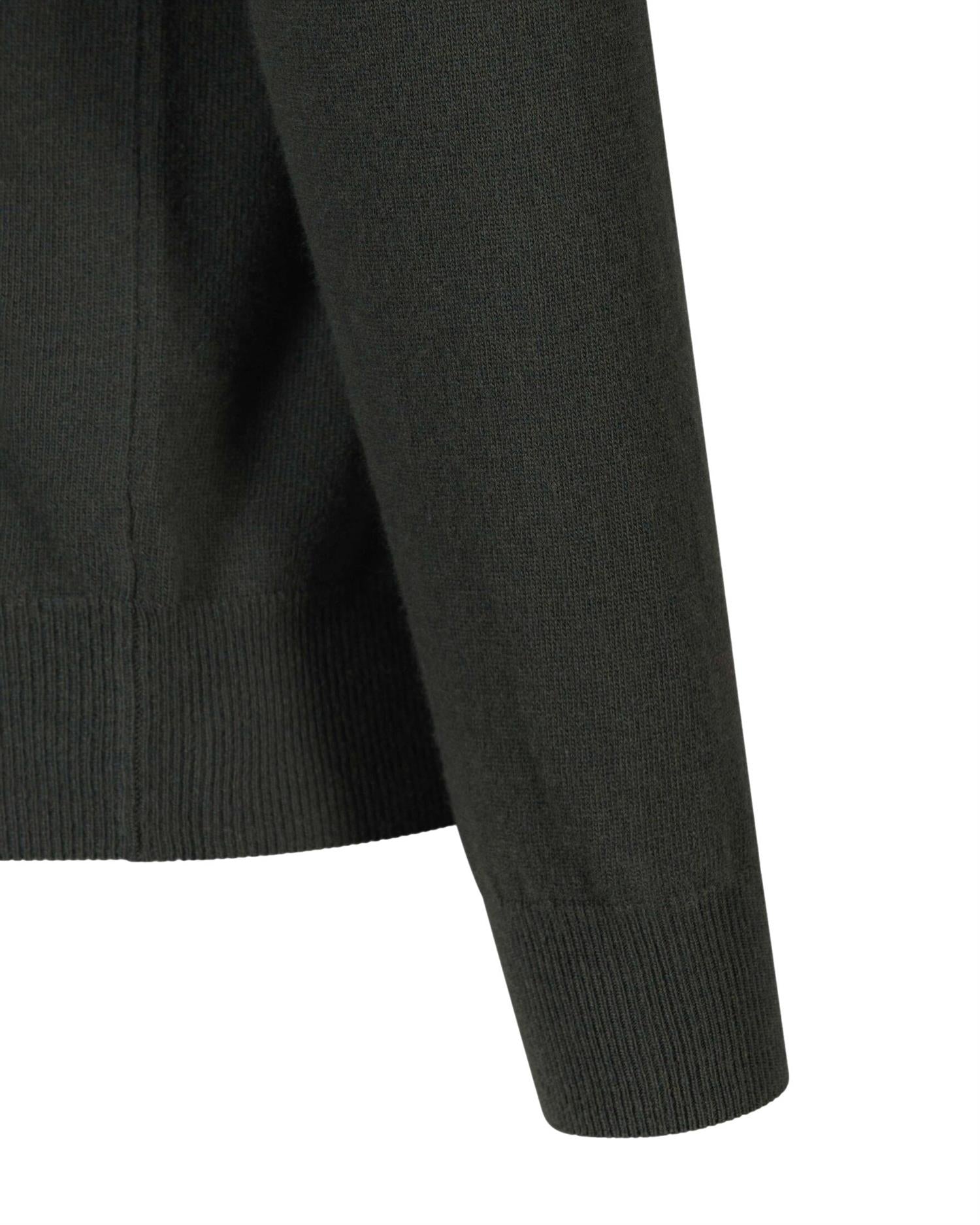 Lacrosse Biden Lambswool 1/2 zip Genser Oliven