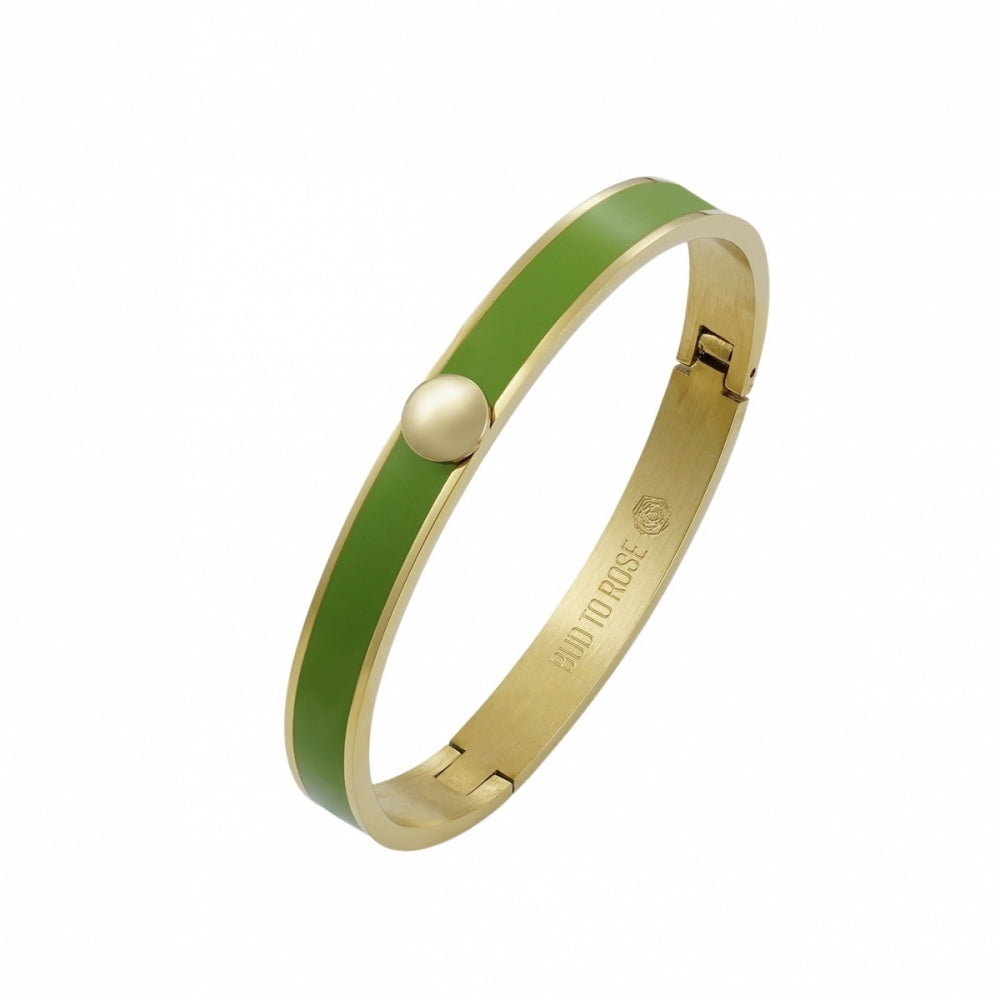 Bud to Rose Capri Enamel Green/Gold Armbånd Grønn - chrismoa.no