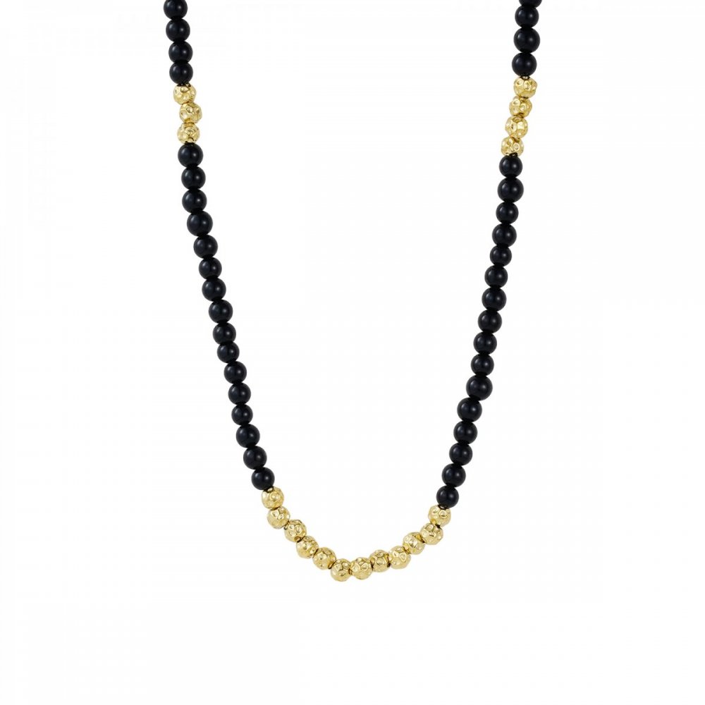 Bud to Rose KARMA SHORT NECKLACE Smykke Sort - chrismoa.no