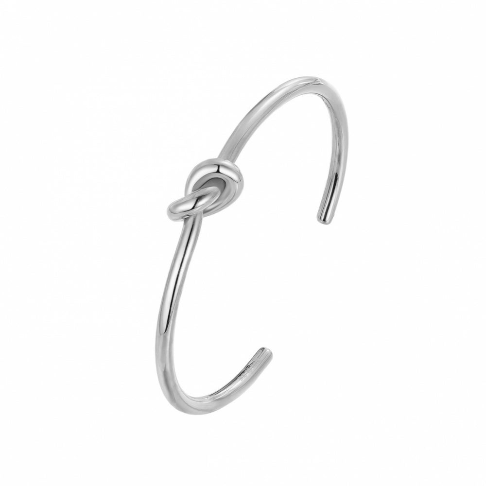 Bud to Rose Knot Bangle Silver Armbånd Sølv - chrismoa.no