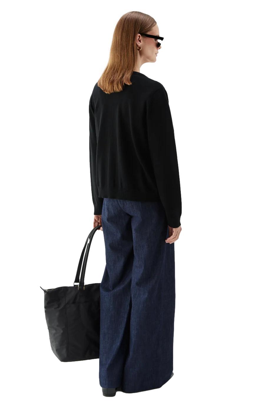 Busnel KEE CARDIGAN Genser Sort - chrismoa.no