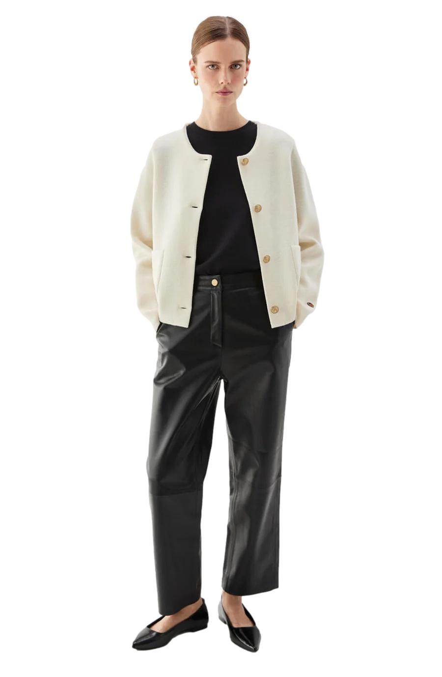 Busnel MACEY JACKET Genser Off-White - chrismoa.no