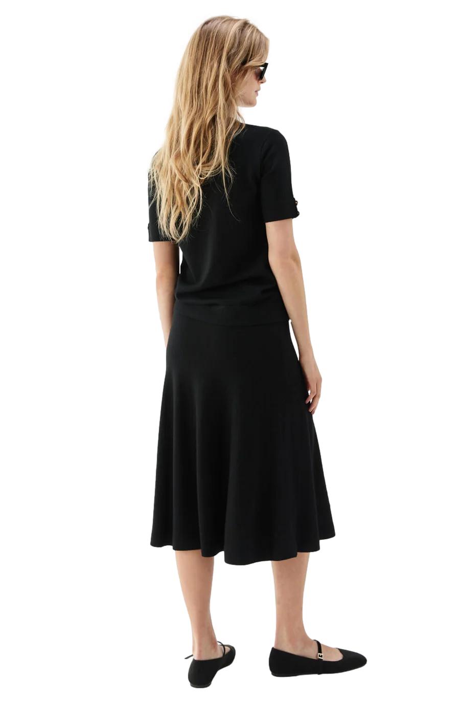 Busnel Maja Solid Skirt Skjørt Sort - chrismoa.no