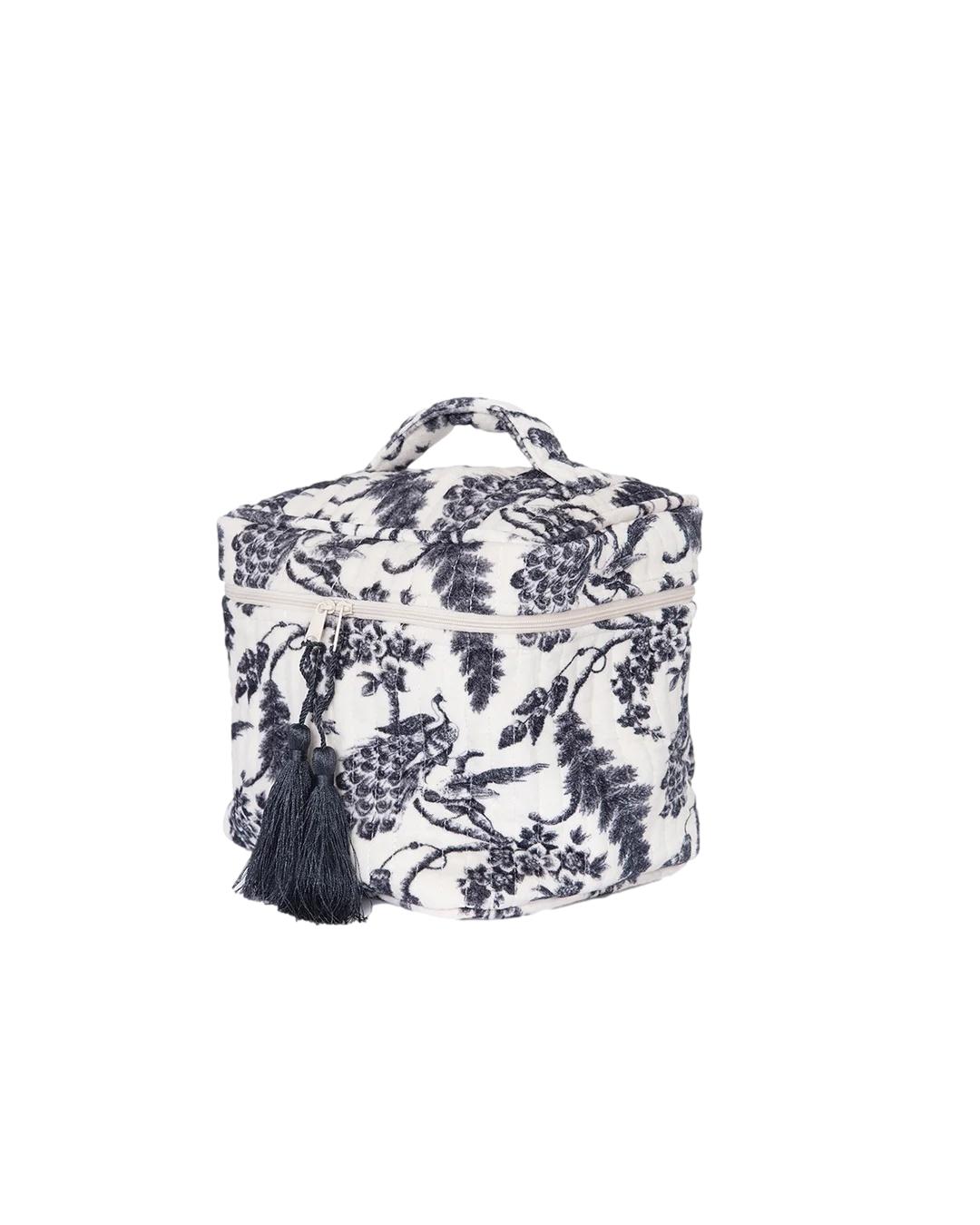 By TiMo Beauty Bag Velvet Toalettmappe Blå - chrismoa.no