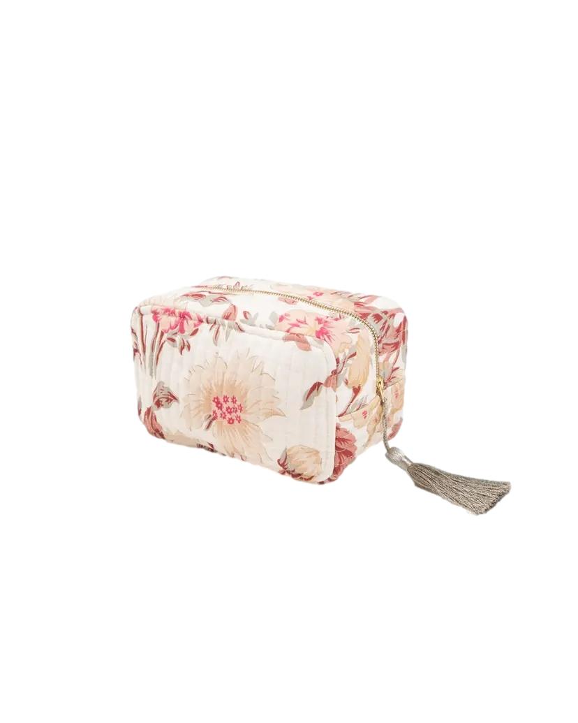 By TiMo Makeup Bag Linen Toalettmappe Beige