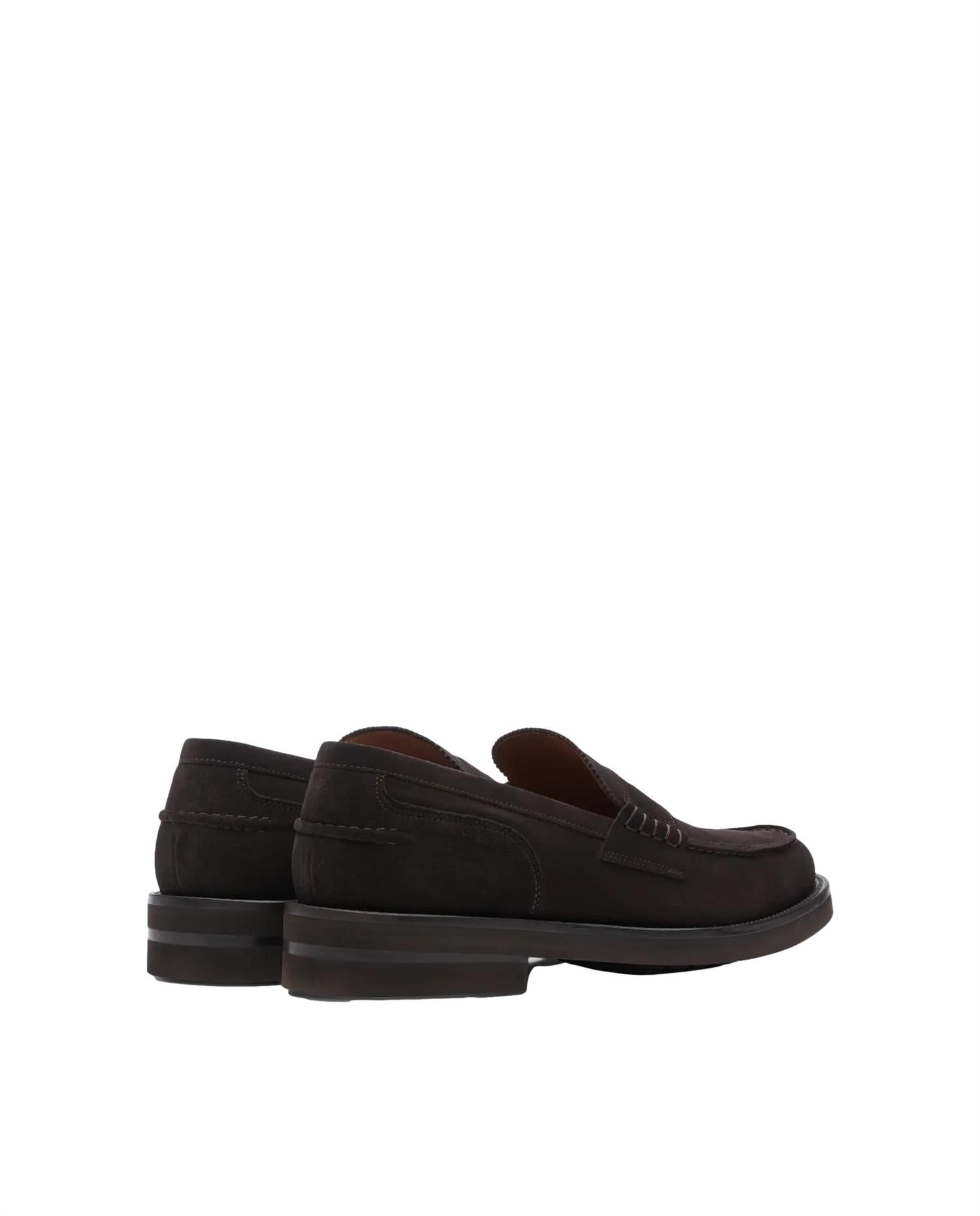 Lottusse Daytona  Mocha Suede Calf Boat Shoes Sko Mørkebrun - chrismoa.no