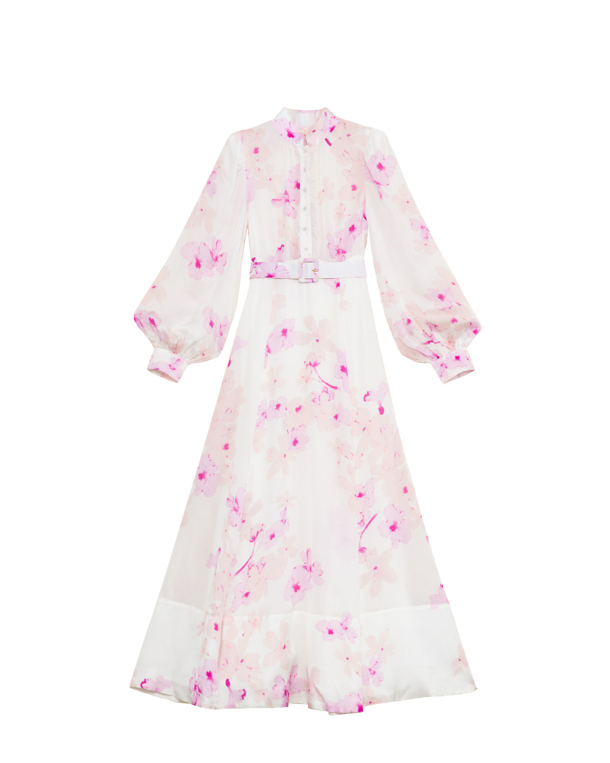 By TiMo Organza Belt Dress Kjole Blomster - chrismoa.no