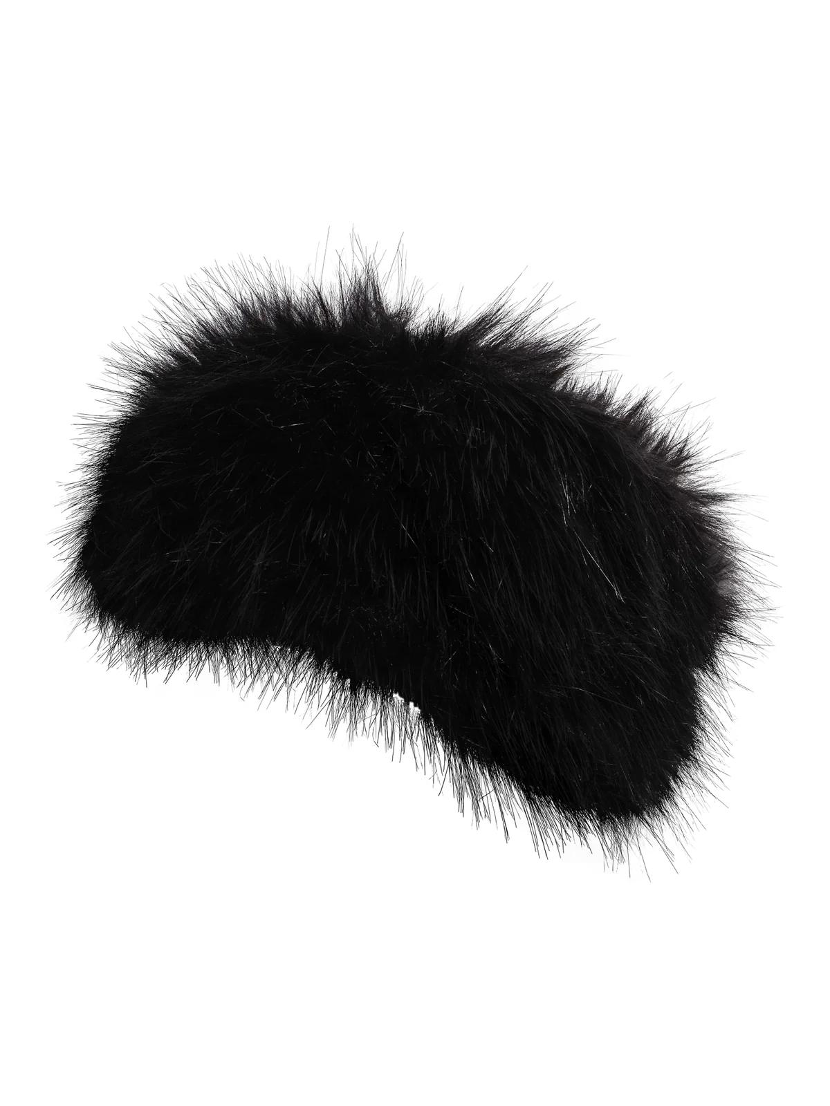 Haust Fauk faur head band Lue Sort