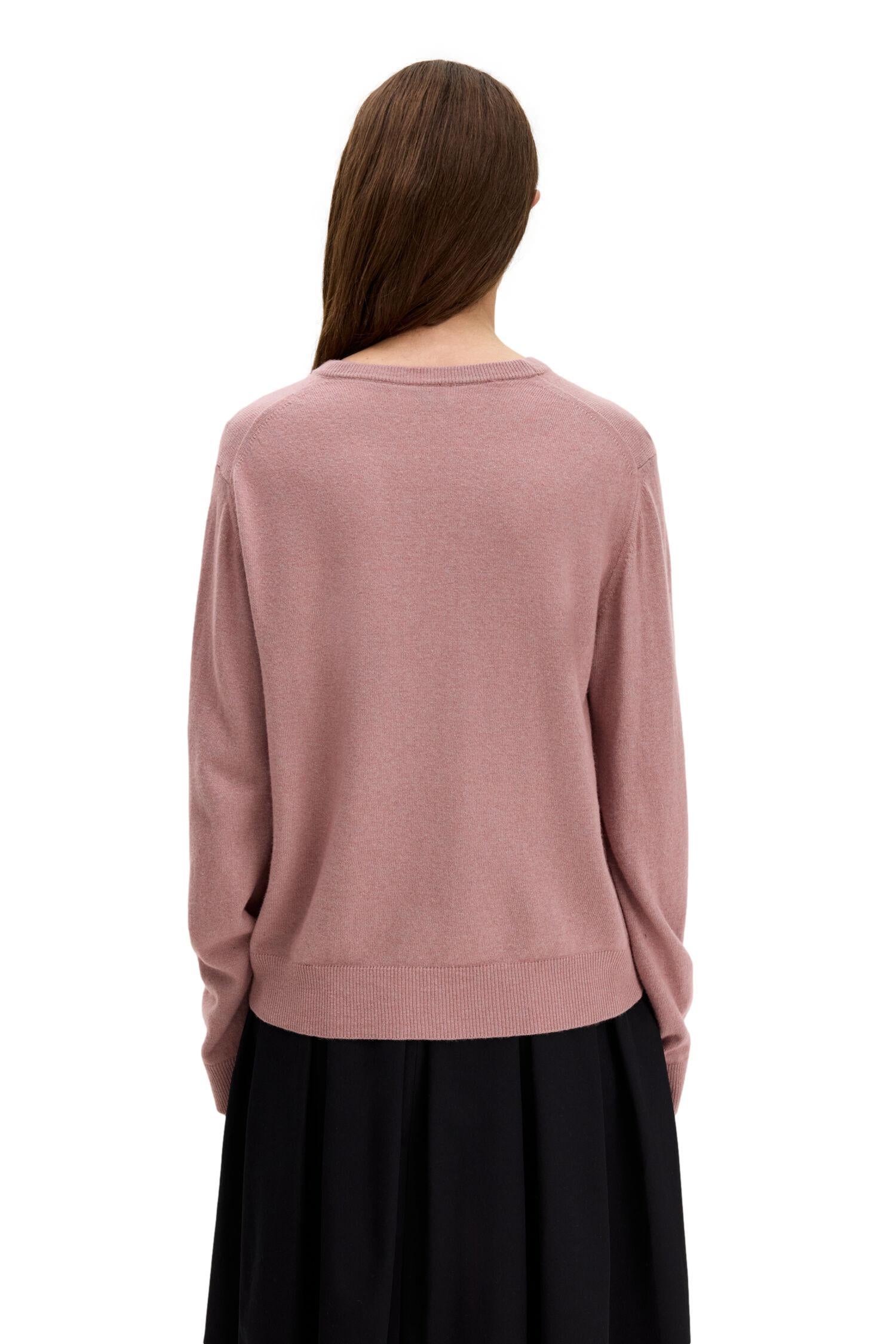 Filippa K Soft Wool Crewneck Sweater Genser Rosa