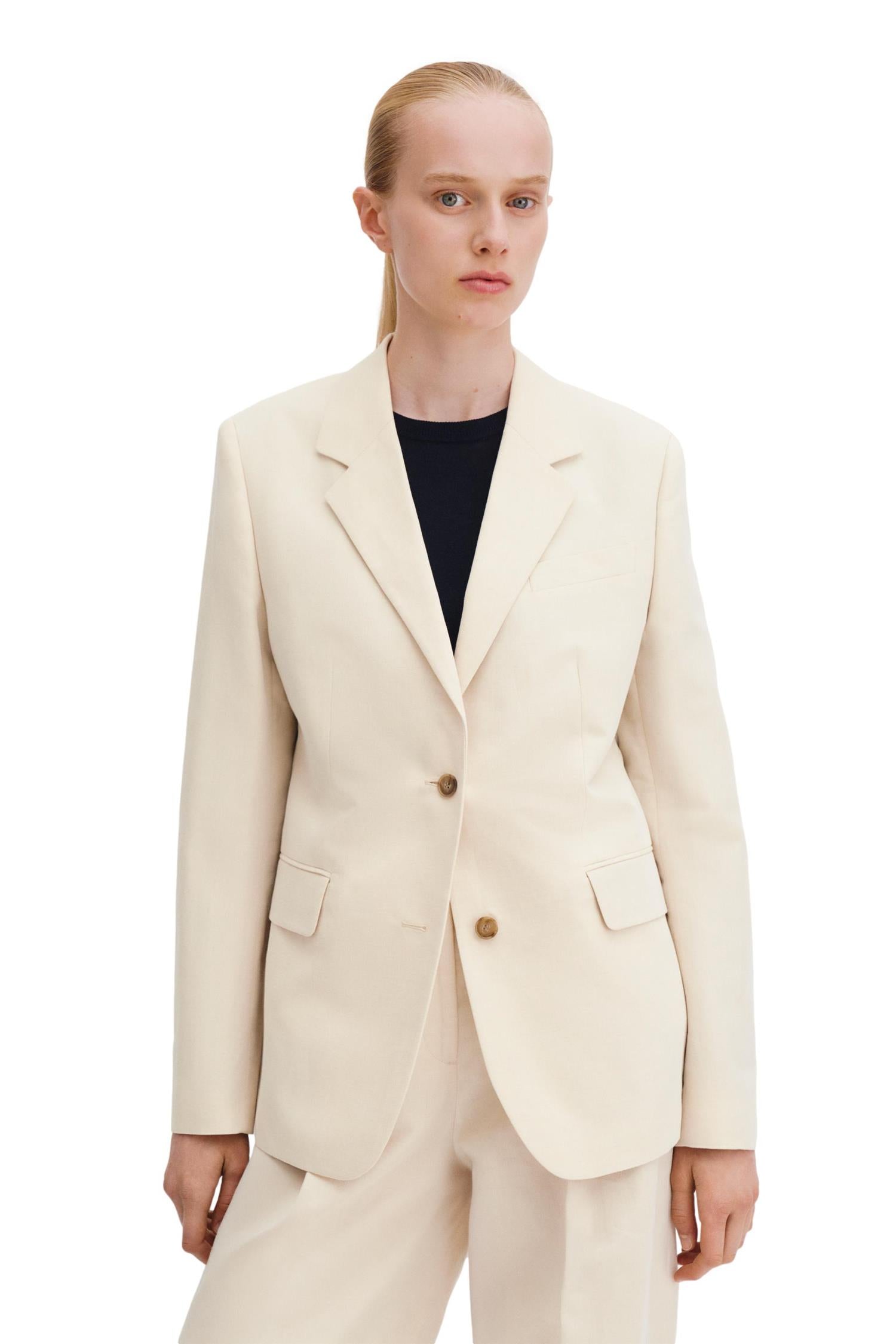 Filippa K Delilah Linen Blazer Dressjakke Lys-Beige
