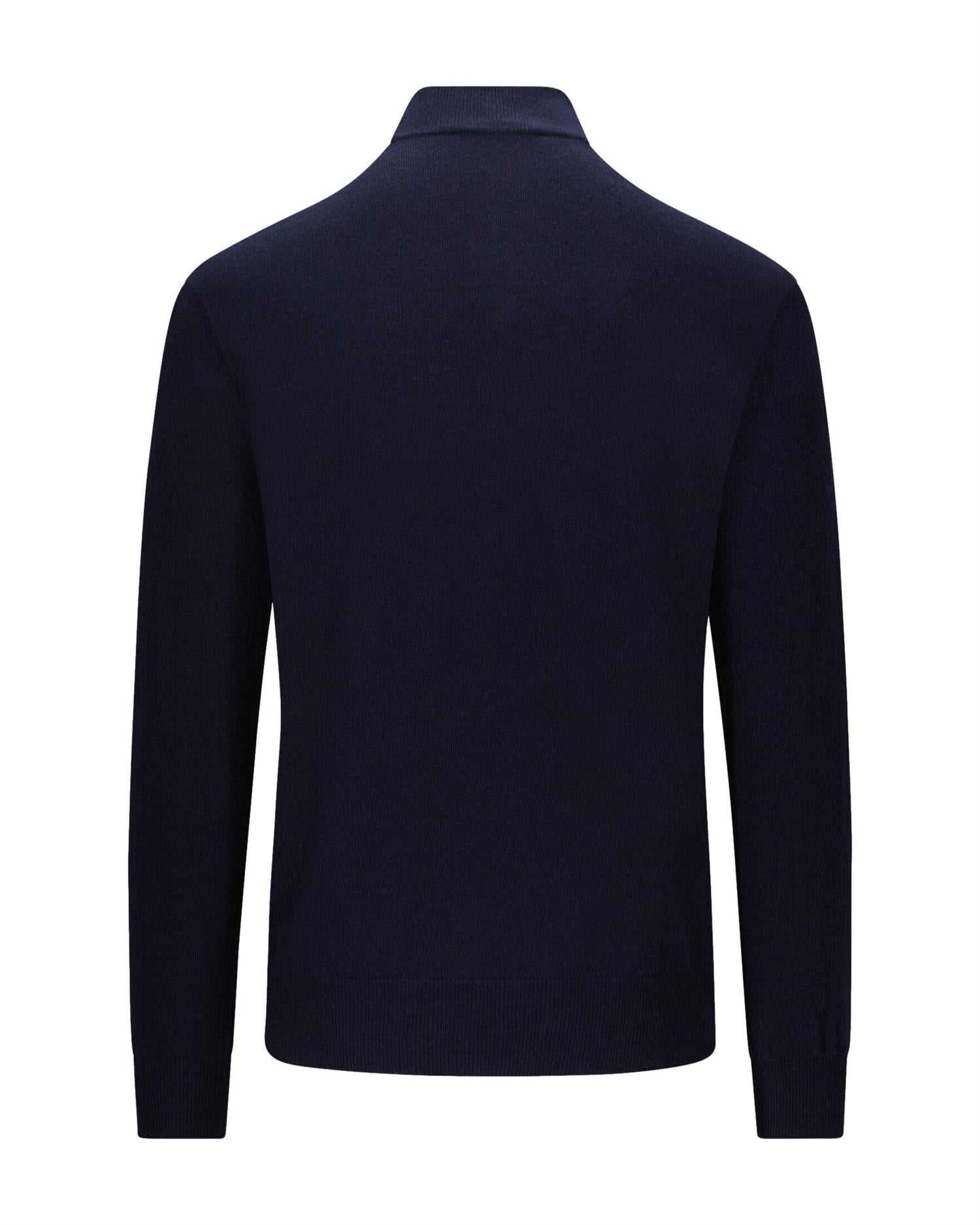 Lacrosse Biden Lambswool 1/2 zip Genser Marine