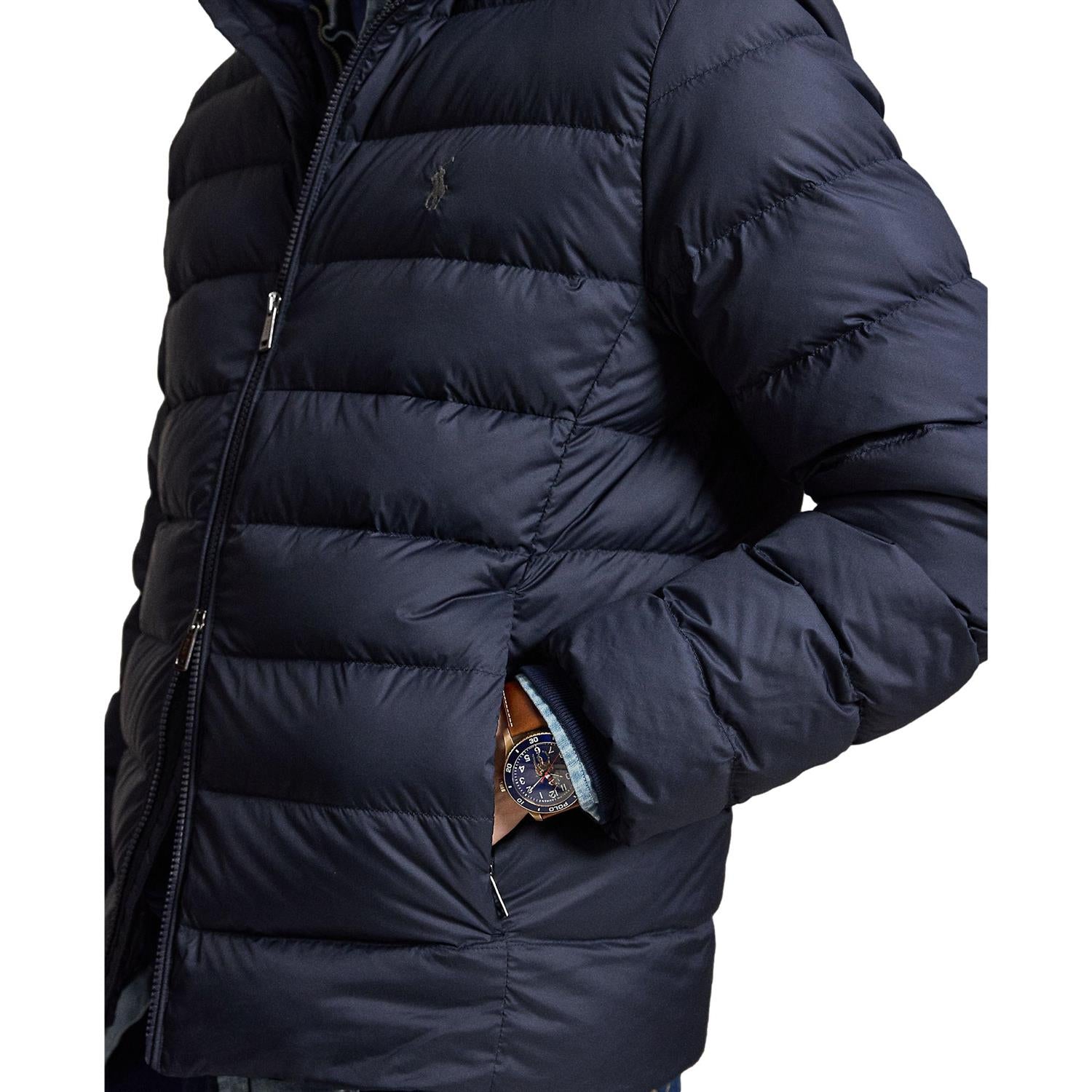 Polo Ralph Lauren Woven Puffer Jacket Jakke Marine