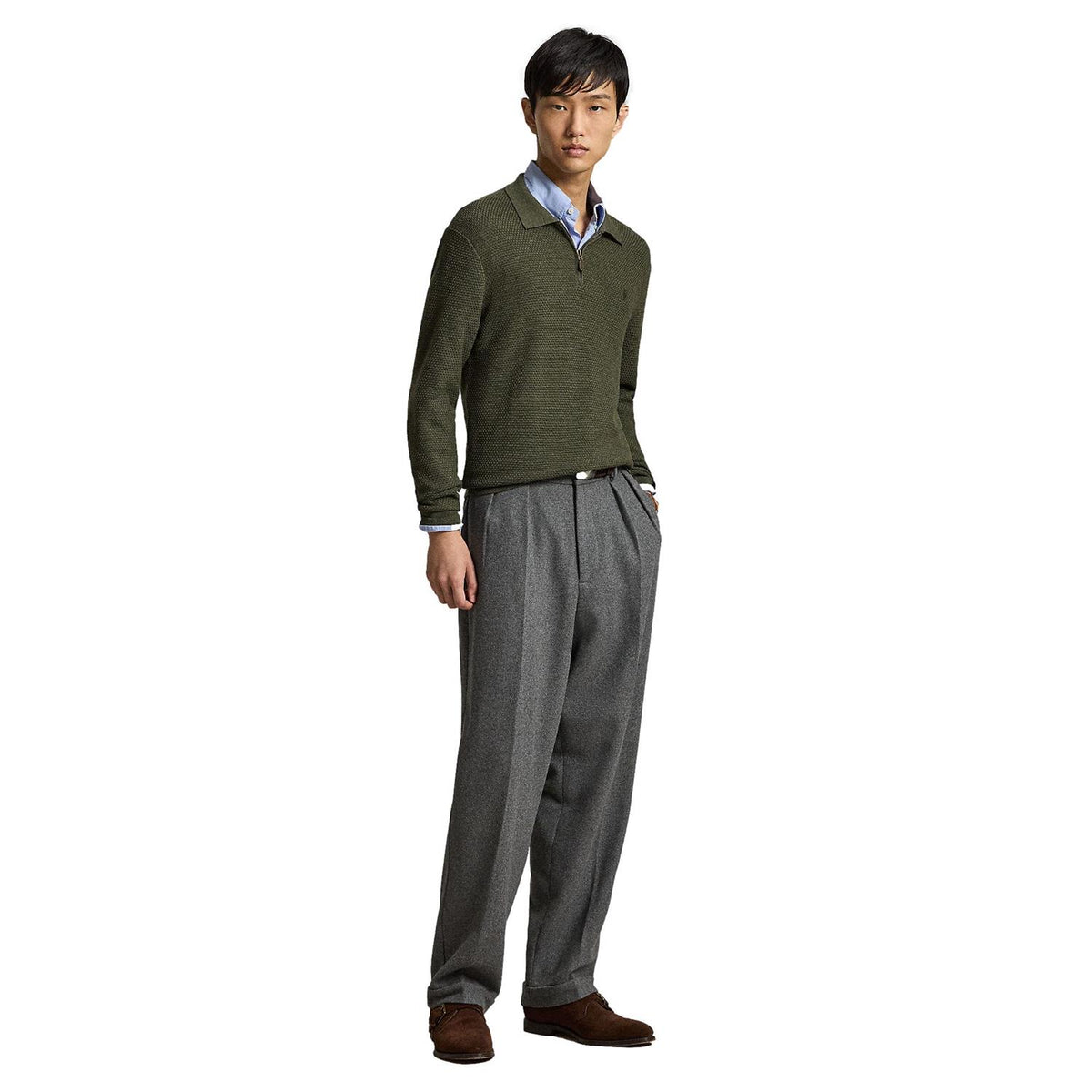 Polo Ralph Lauren Washable wool polo Genser Grønn