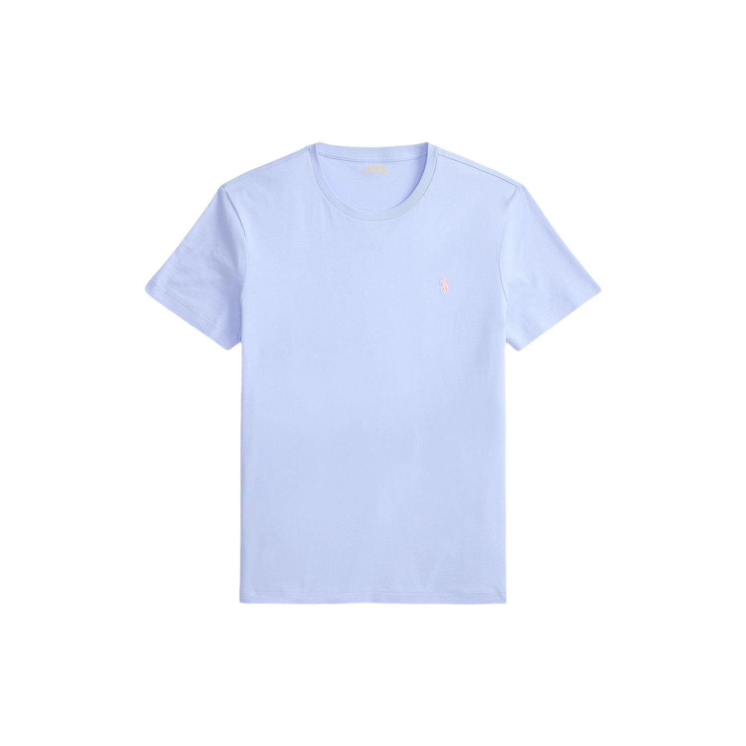 Polo Ralph Lauren Custom Slim Fit Jersey Crewneck T-Shirt T-Shirt Lyseblå