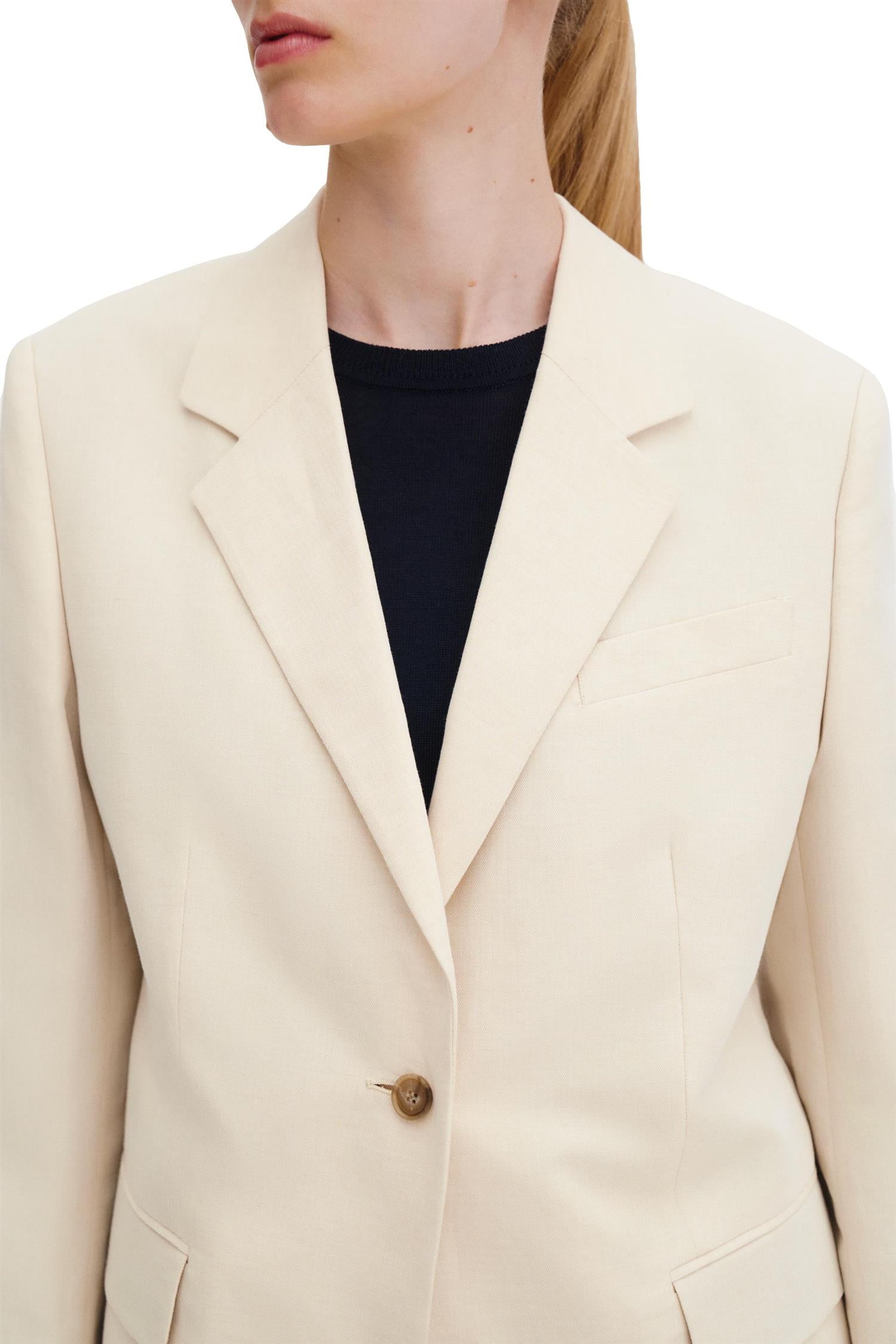 Filippa K Delilah Linen Blazer Dressjakke Lys-Beige