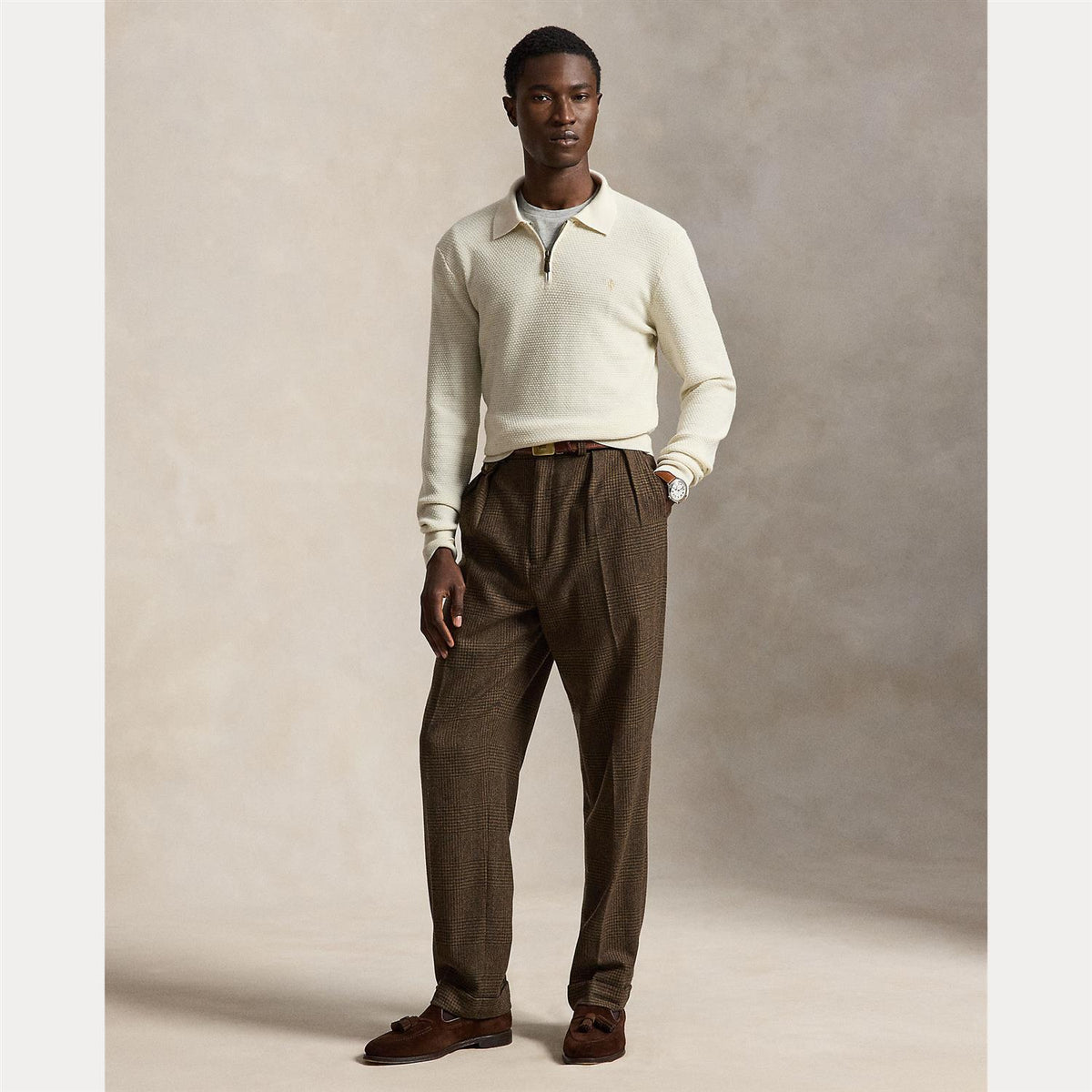 Polo Ralph Lauren Washable wool polo Genser Beige