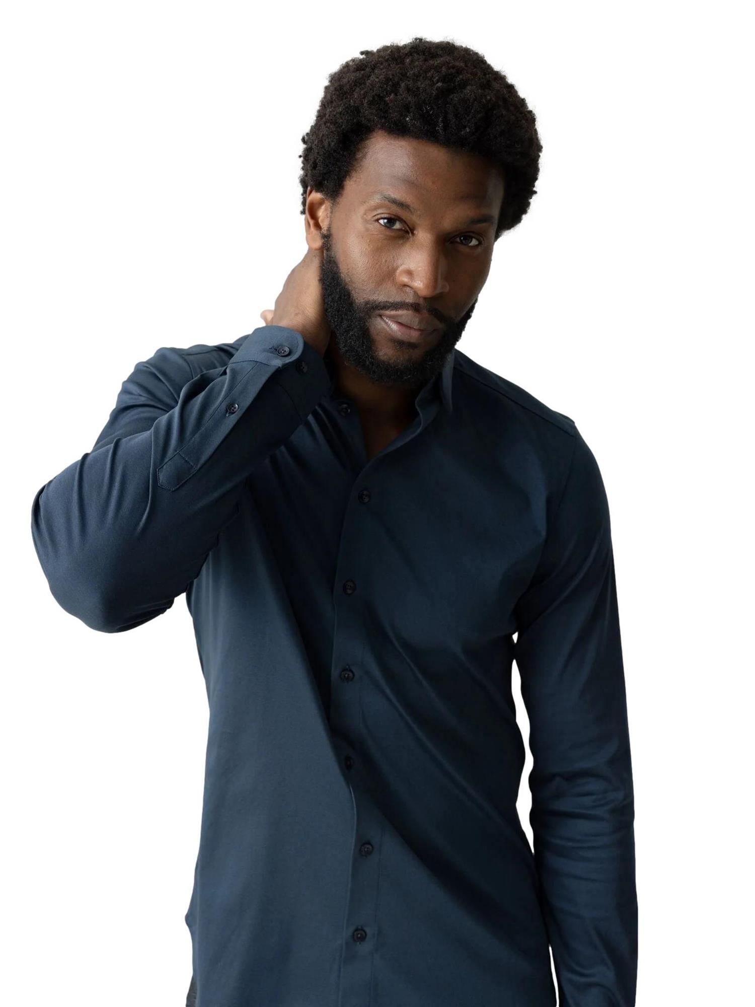 MOS MOSH MMGMarco Jersey Shirt Genser Marine - chrismoa.no