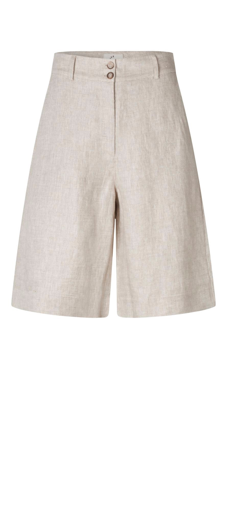 Lange shorts fra Five Units Laurafv i krystall-lin, fem enheter, med behagelig passform og stilfull design.