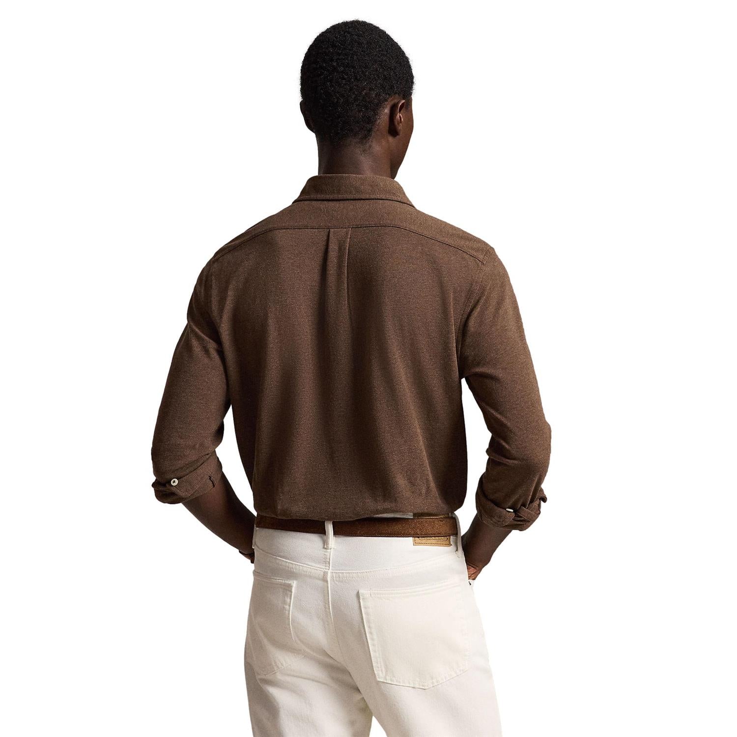 Polo Ralph Lauren Long Sleeve-Knit Skjorte Brun