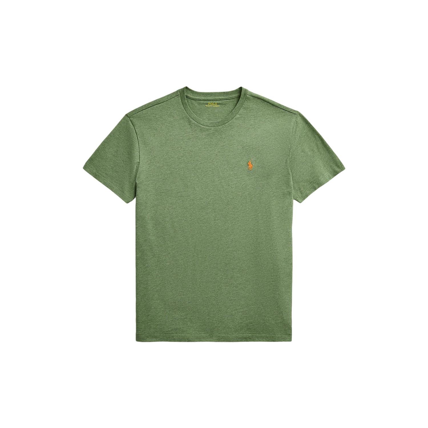 Polo Ralph Lauren Custom Slim Fit Jersey Crewneck T-Shirt T-Shirt Grønn - chrismoa.no