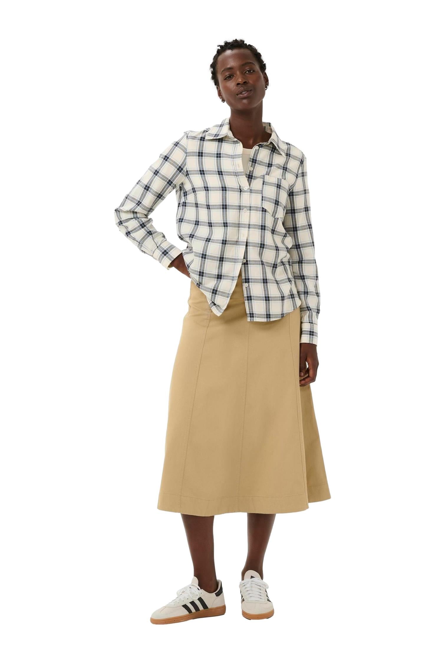 Part Two YanaPW SH Skjorte Ruter - chrismoa.no