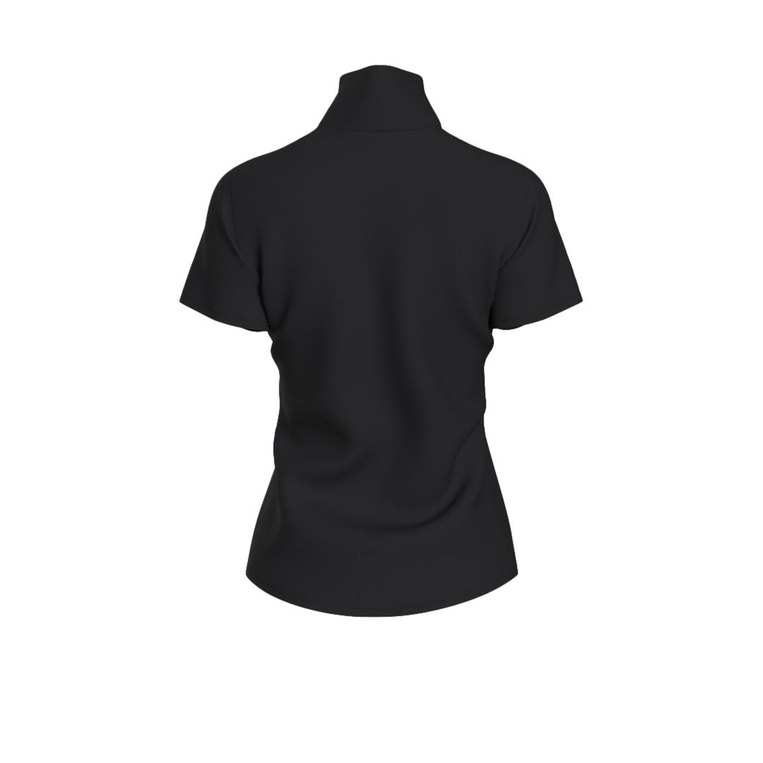 We Norwegians Honar Zipped top T-Shirt Sort - chrismoa.no