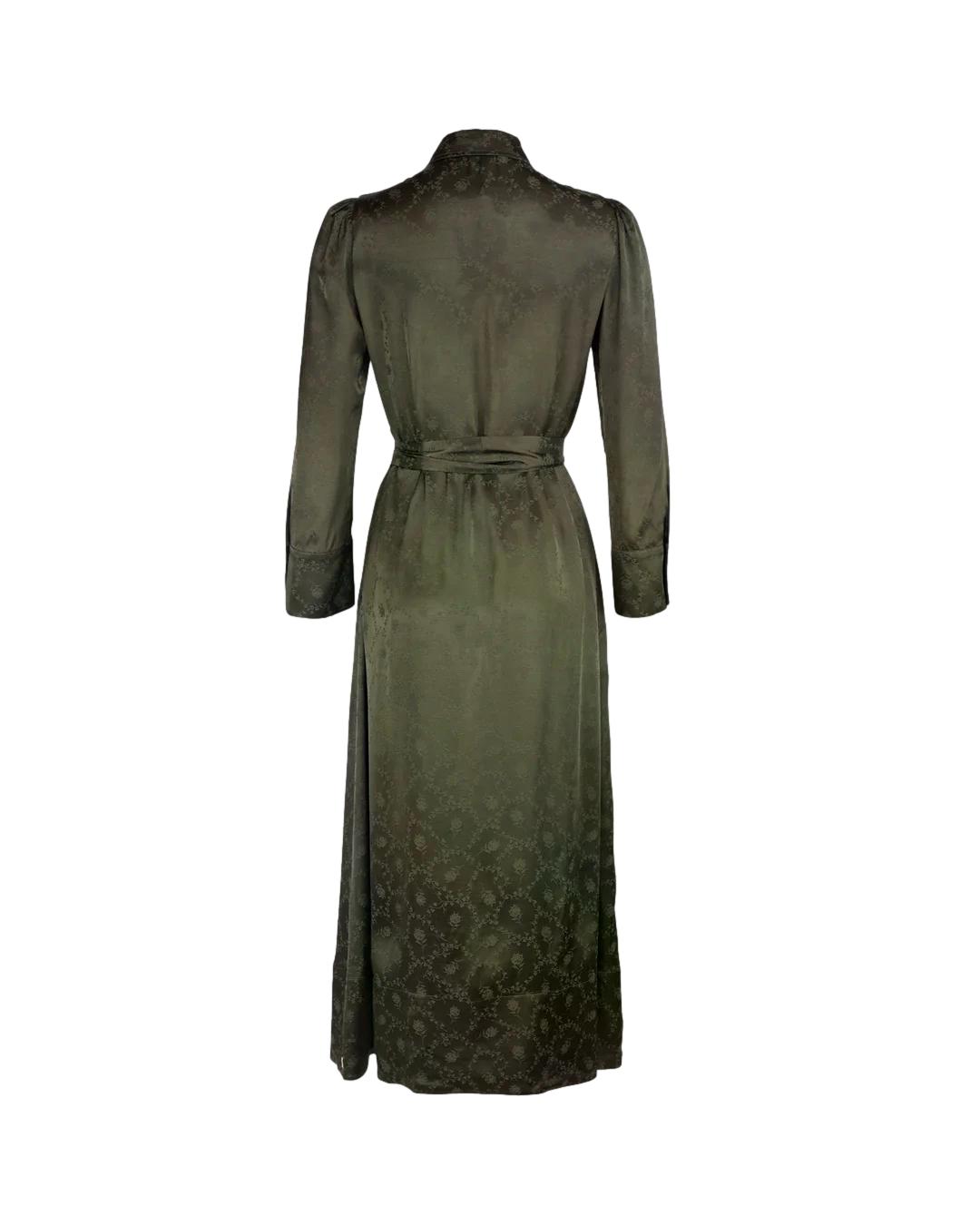 By TiMo Jacquard Tieband Dress Kjole Grønn