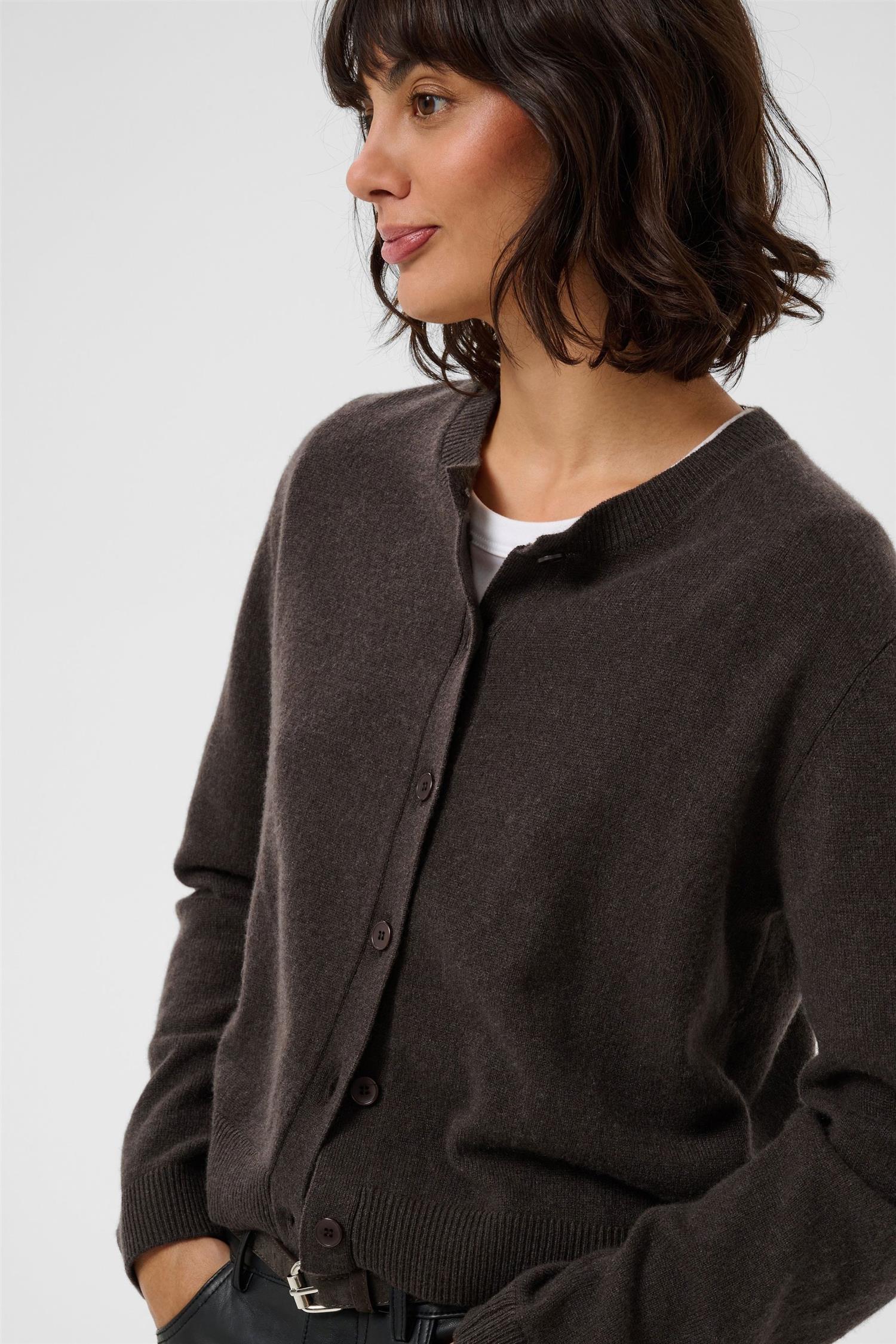 Part Two Carimipw Cardigan Genser Mole' Melange