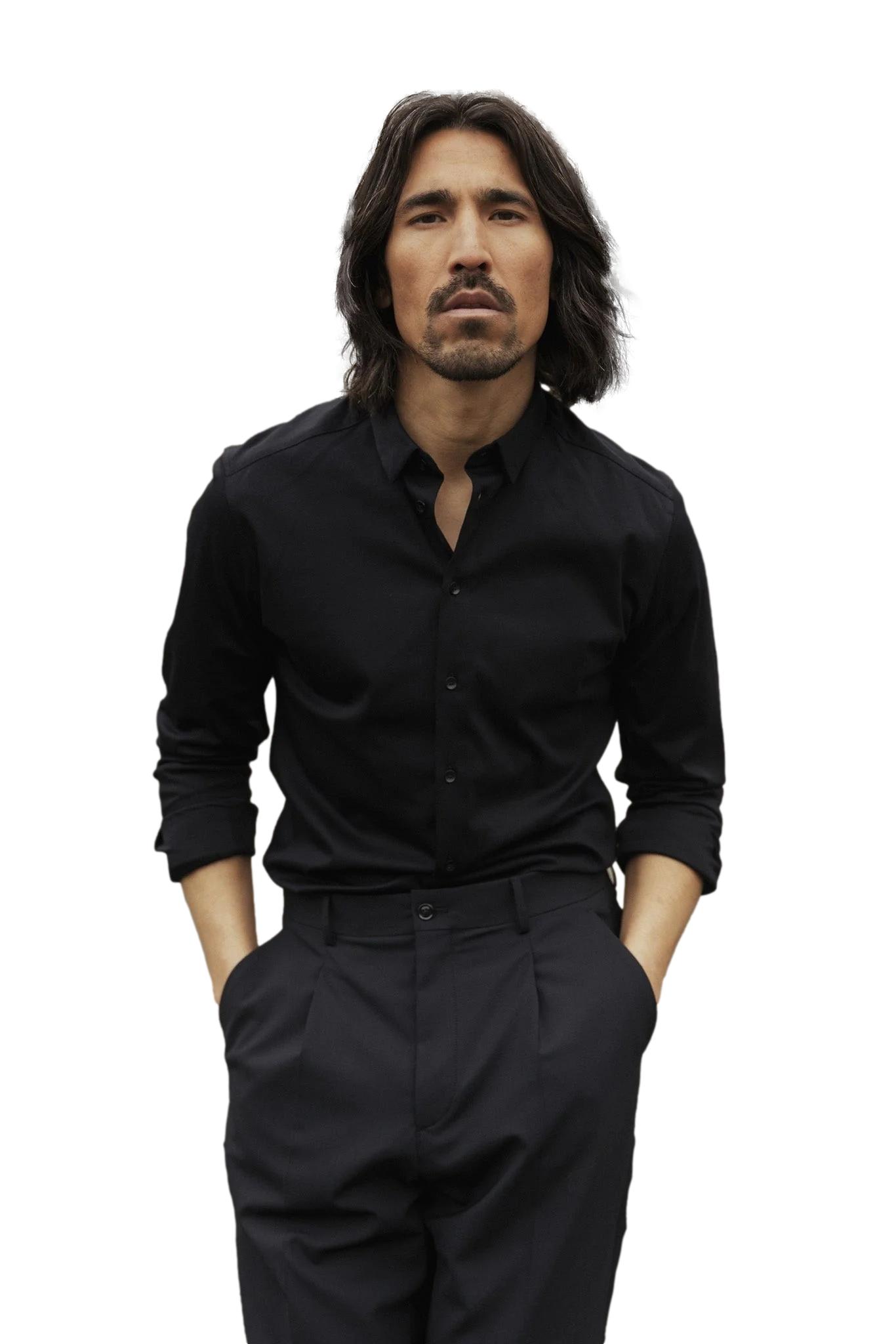 MOS MOSH MMGMarco Jersey Shirt Genser Sort - chrismoa.no