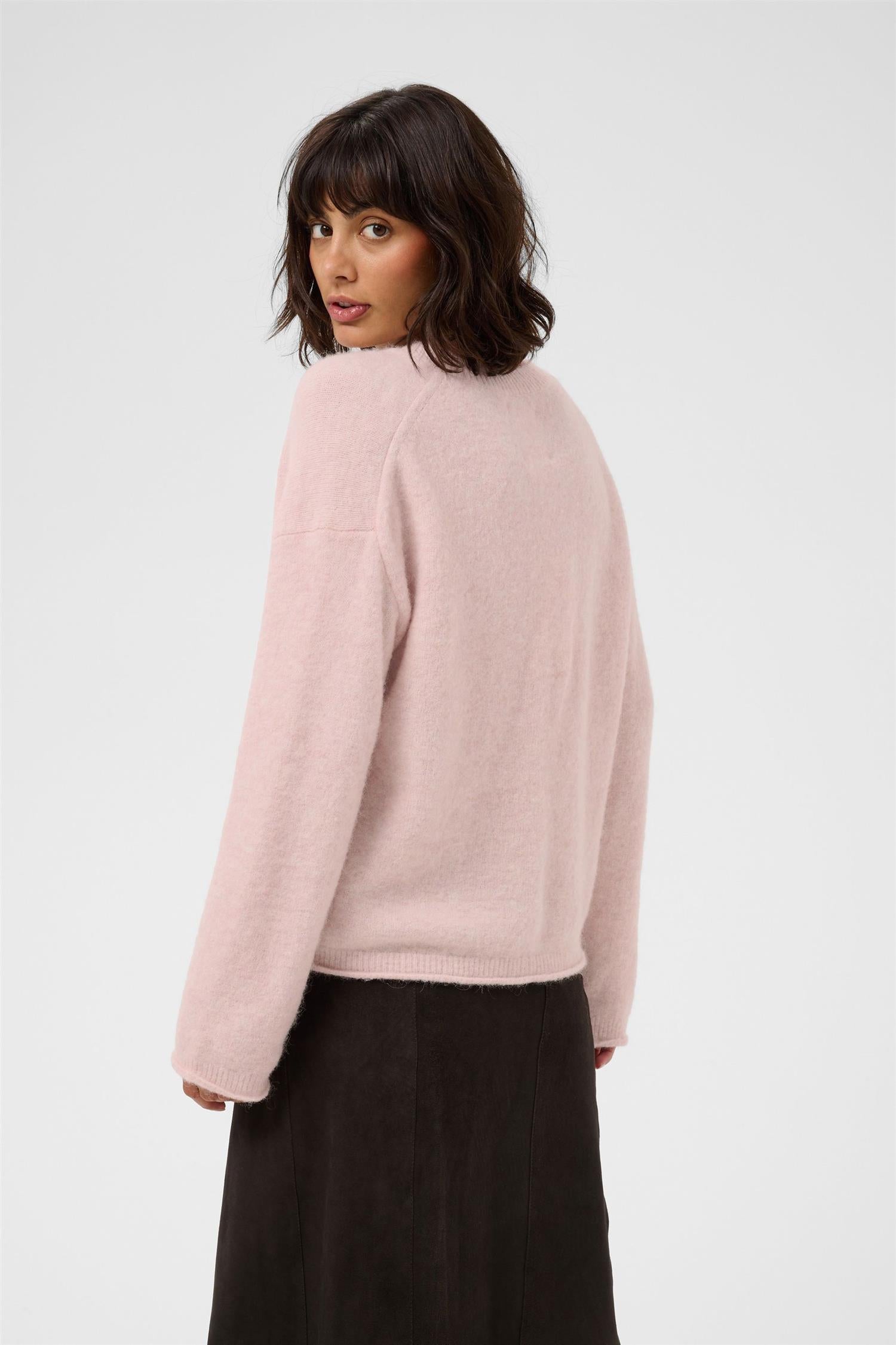 Part Two Chanillapw Pullover Genser Light Pink Melange