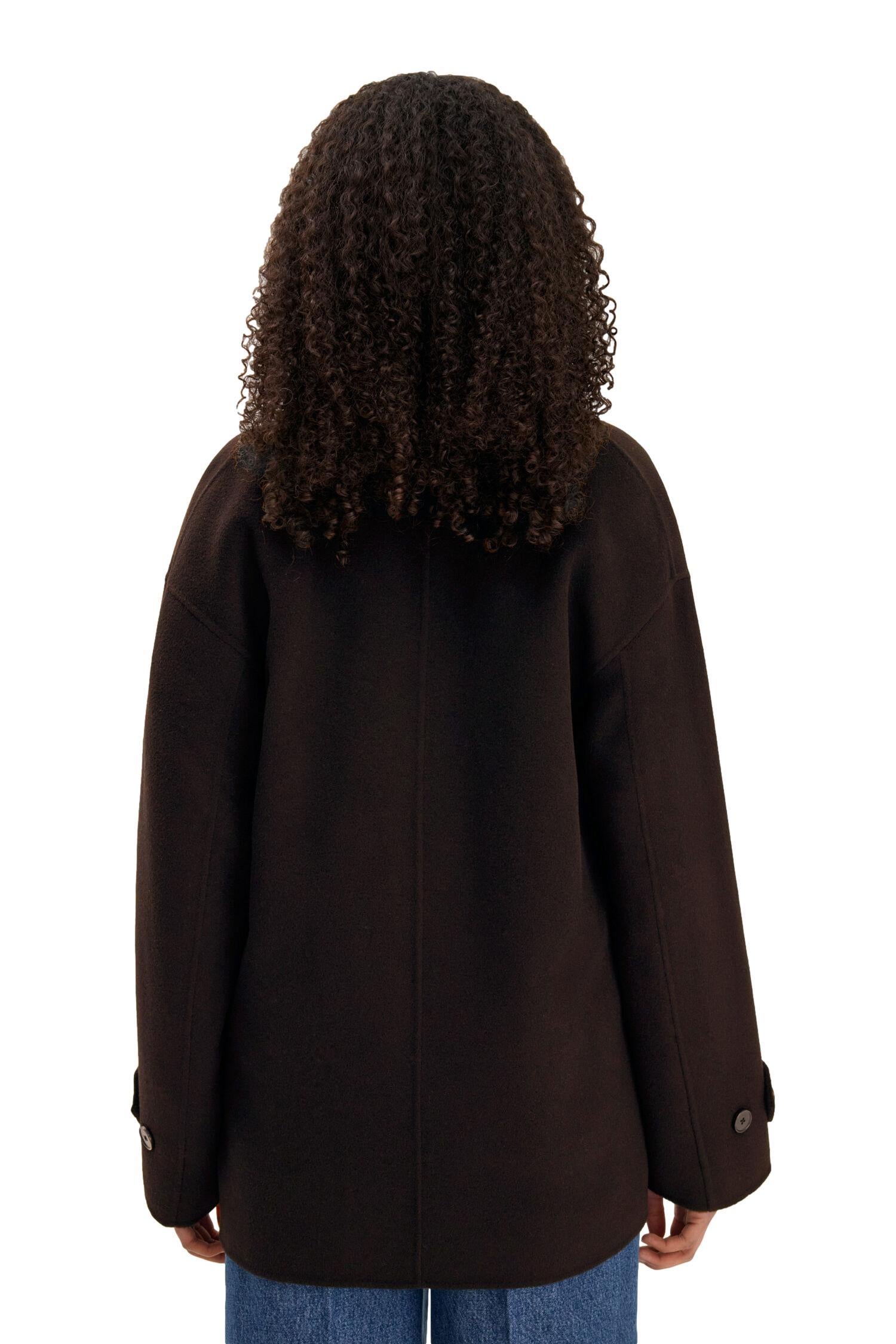 Filippa K Audrey wool double jacket Jakke Brun