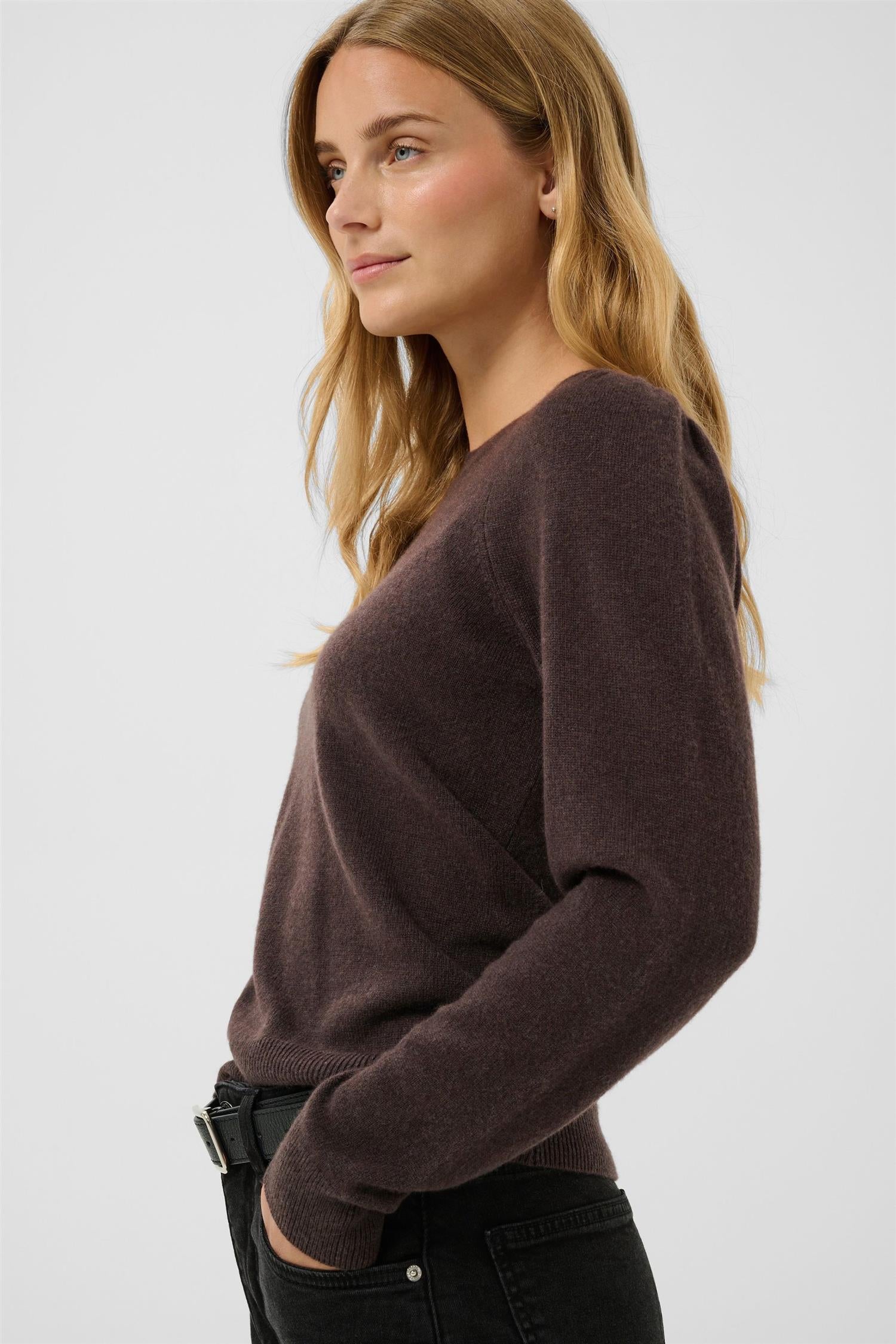 Part Two Evinapw Pullover Genser Mole' Melange