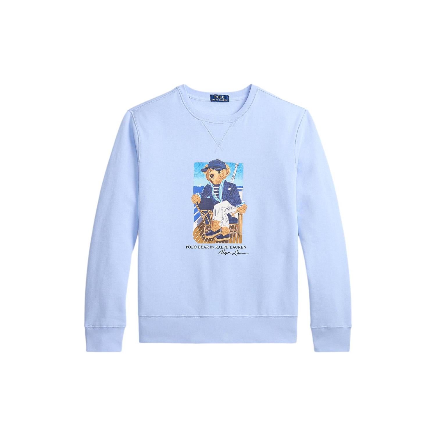 Polo Ralph Lauren Polo Bear Fleece Sweatshirt Genser Lyseblå