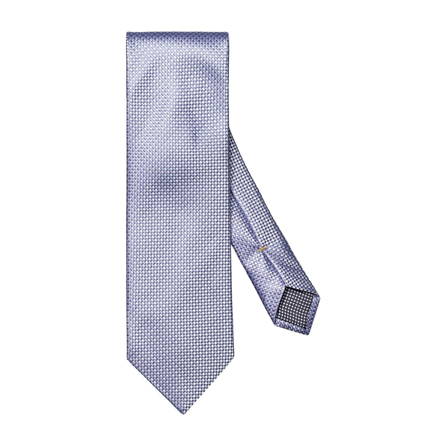 Eton Light Purple Semi Solid Silk Tie Slips Lyselilla