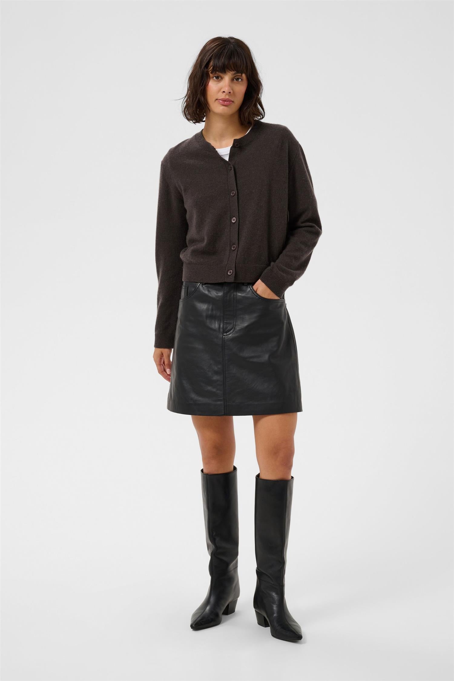 Part Two Carimipw Cardigan Genser Mole' Melange